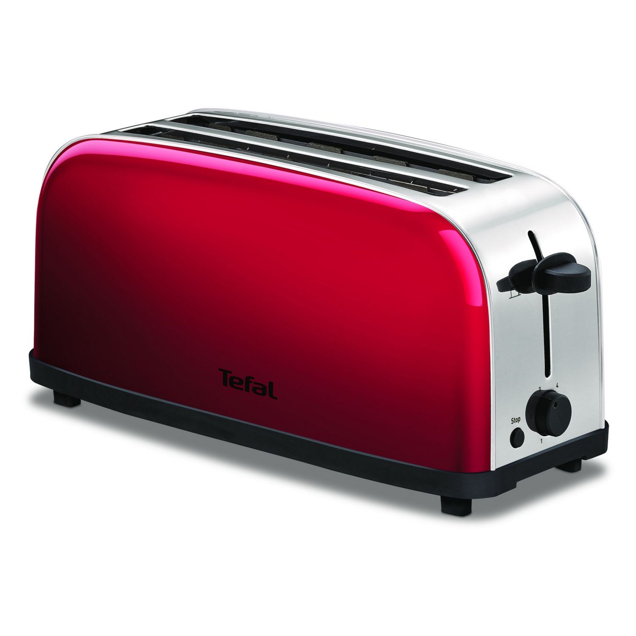 Voir la diapositive 1 : TEFAL Grille-pain TL330511 - Rouge