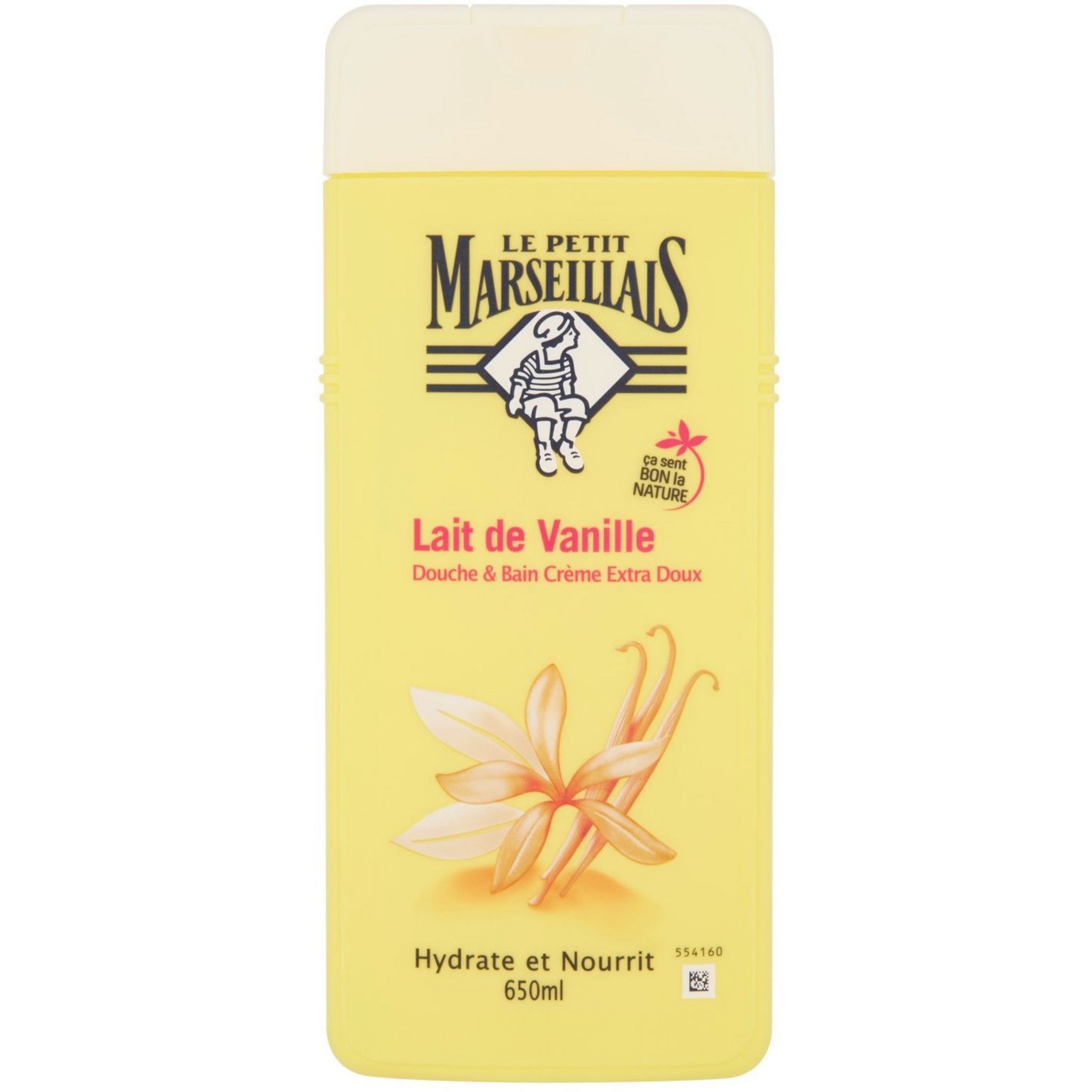 LE PETIT MARSEILLAIS Douche Et Bain Crème Extra Doux Lait De Vanille ...