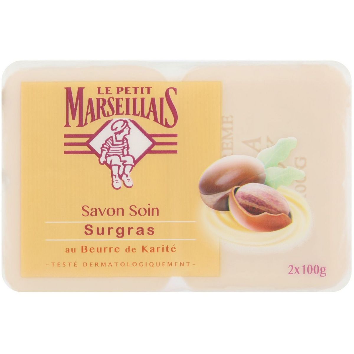 LE PETIT MARSEILLAIS Le Petit Marseillais savon surgras beurre de karité 2x100g