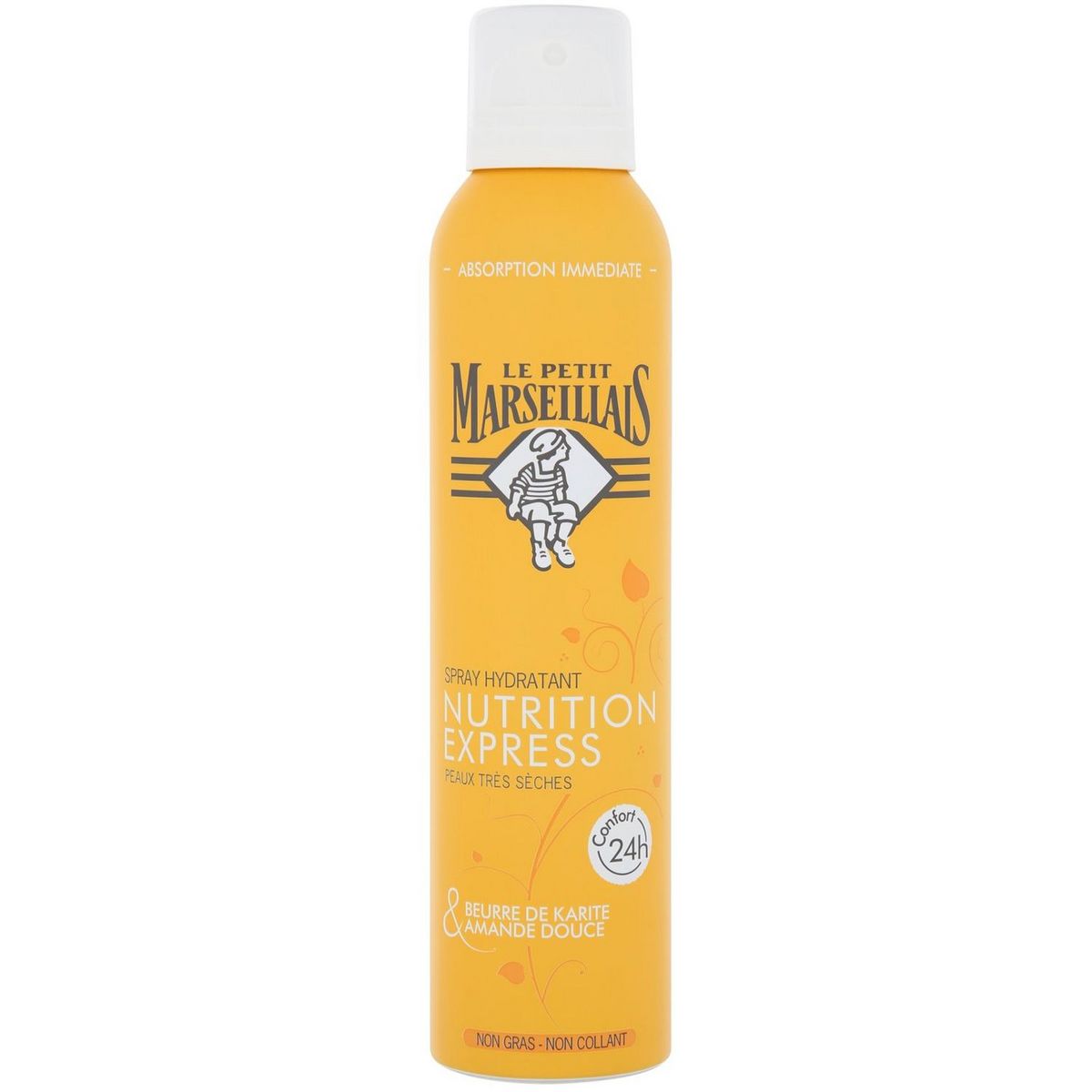 LE PETIT MARSEILLAIS Spray hydratant karité, amande douce peaux très sèches 200ml