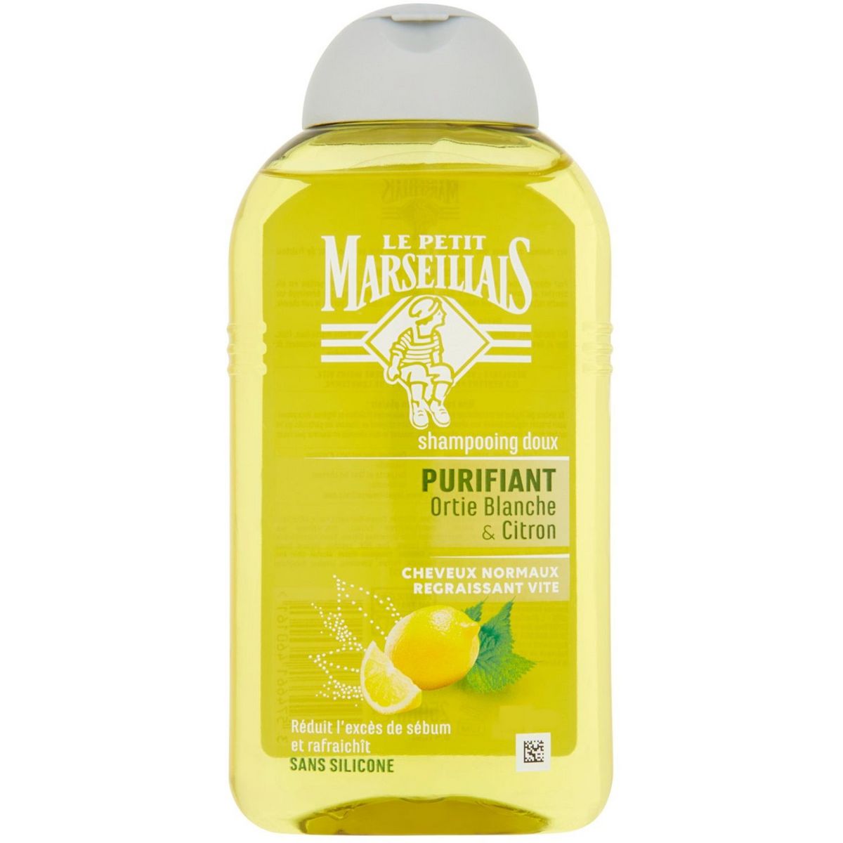 LE PETIT MARSEILLAIS Shampooing ortie blanche & citron cheveux regraissant vite 250ml