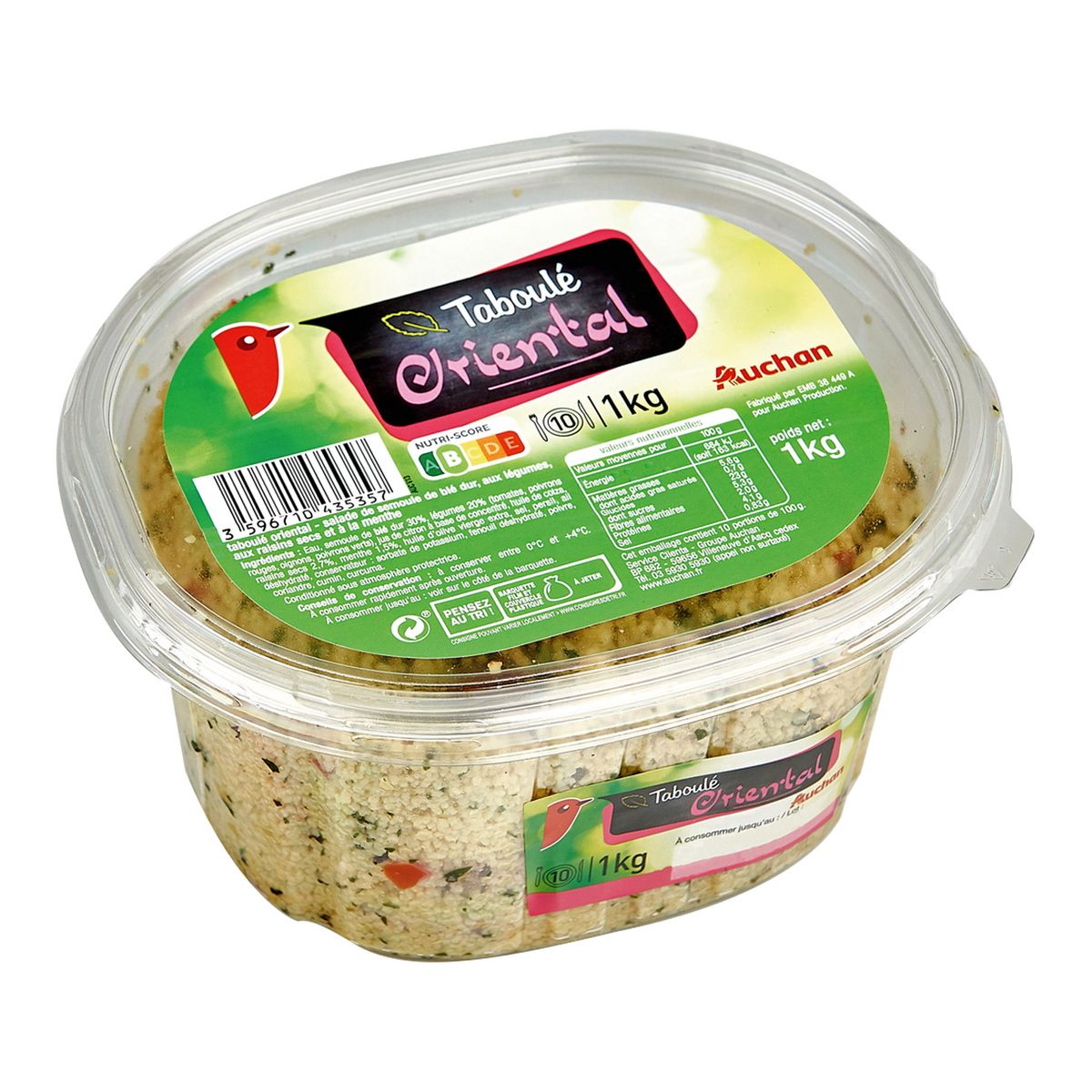 AUCHAN Taboulé oriental 1kg