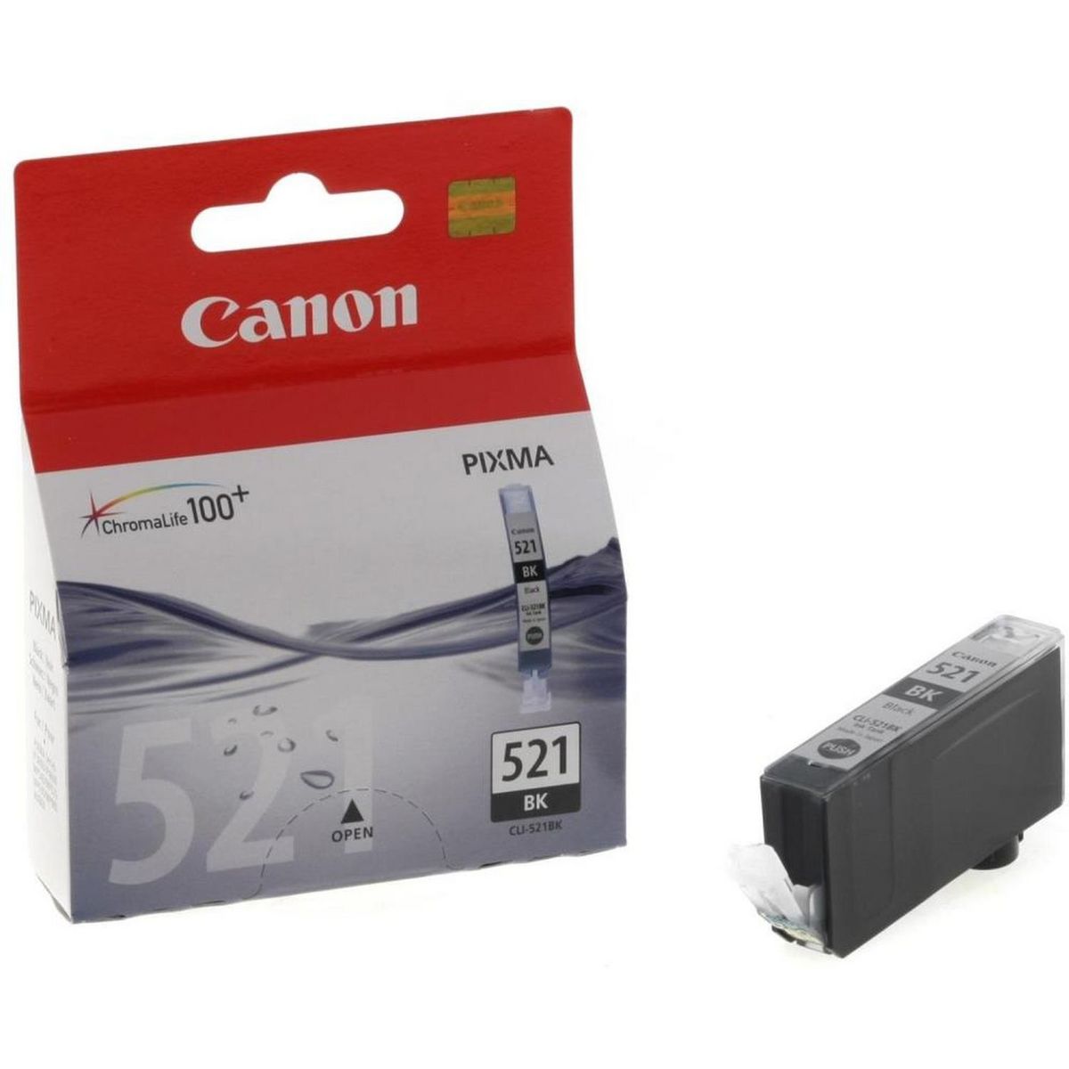 CANON Cartouche CLI-521 BLK BLISTER W/ SEC