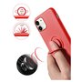 MOXIE Coque BeFluo® pour Apple iPhone 11 Pro Max avec Ring Holder intégré - Rouge