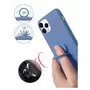 MOXIE Coque BeFluo® pour Apple iPhone 11 Pro avec Ring Holder intégré - Bleu