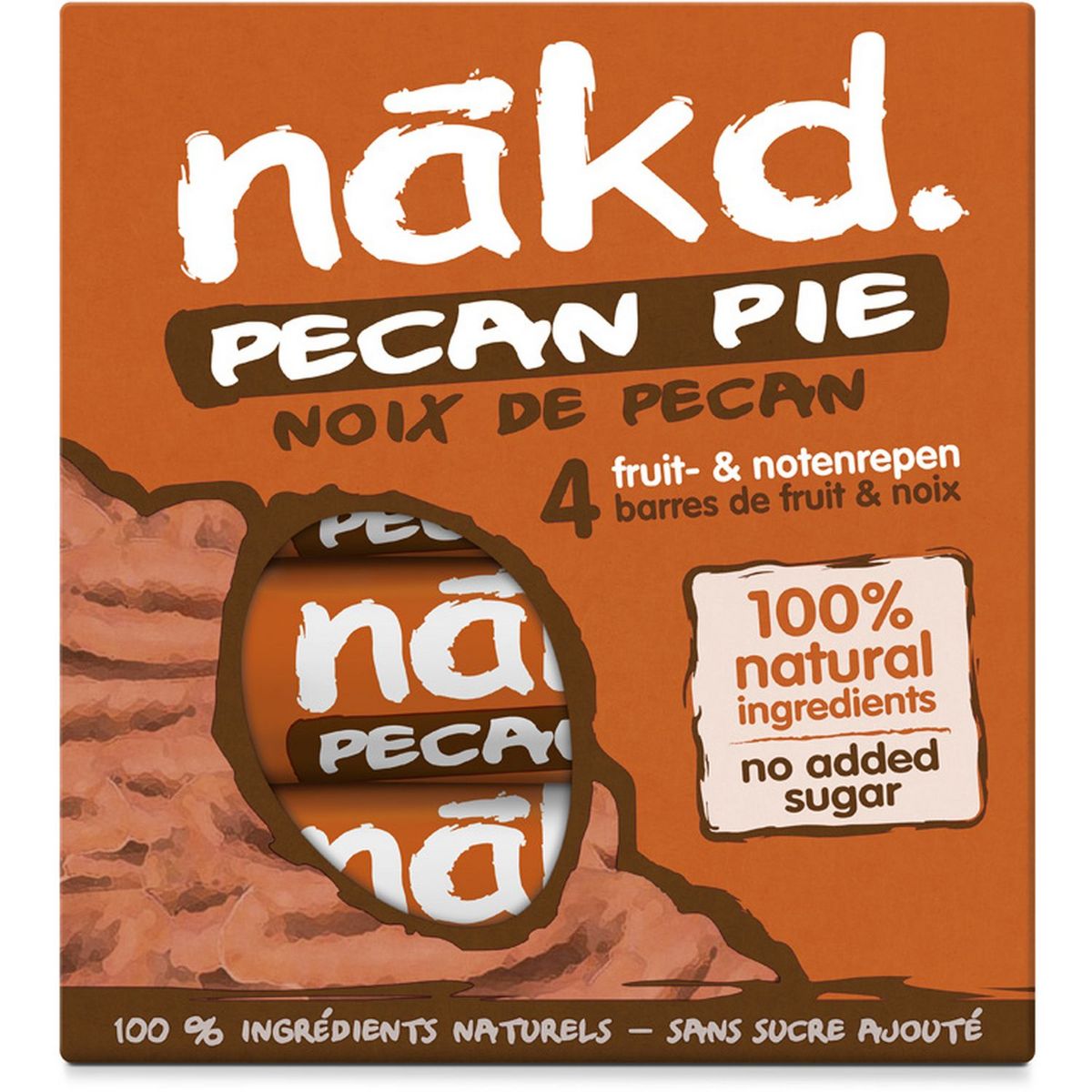 NAKD Barres de fruits et noix de pécan 4x35g pas cher - Auchan.fr