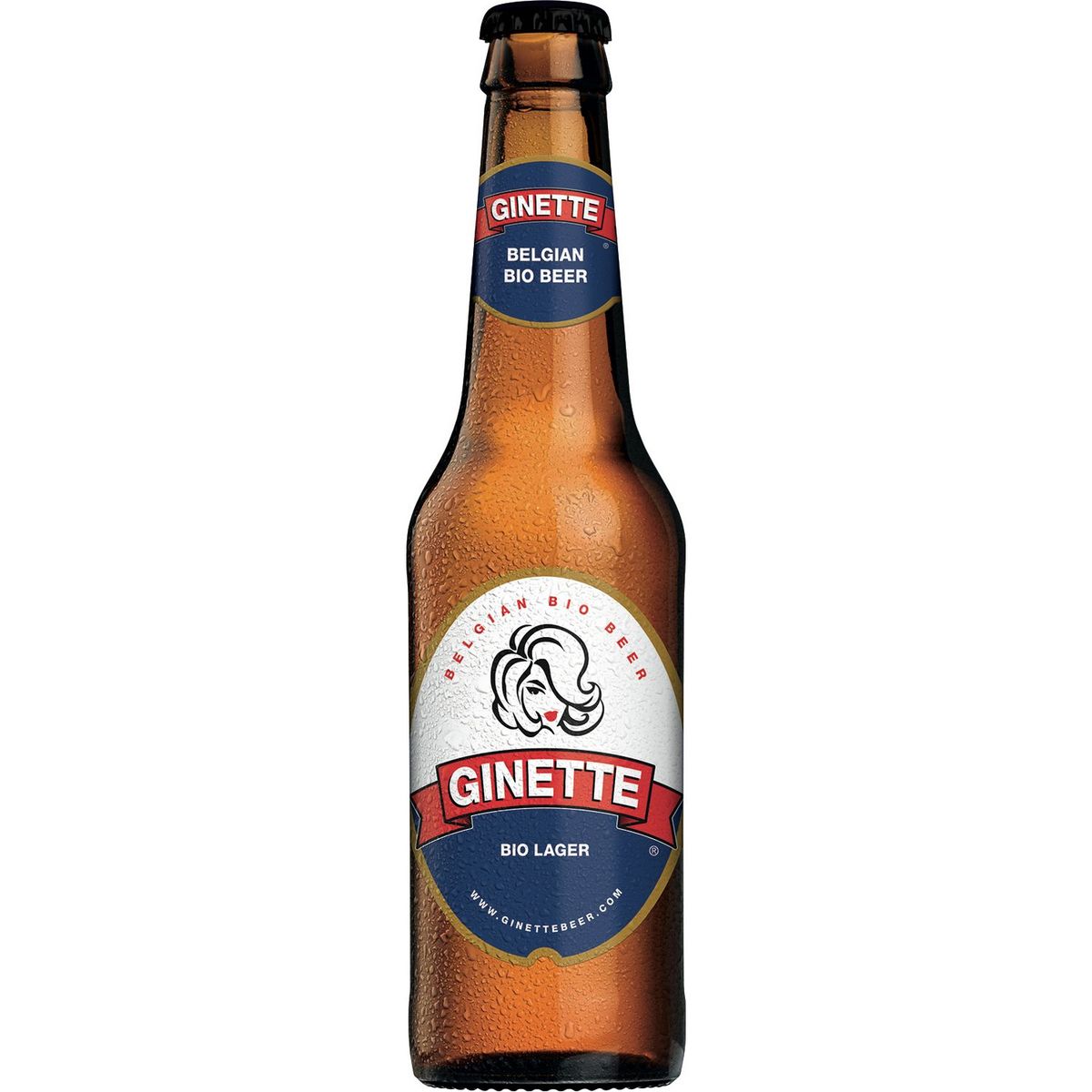 GINETTE Bière blonde lager 4,5% bouteille 33cl