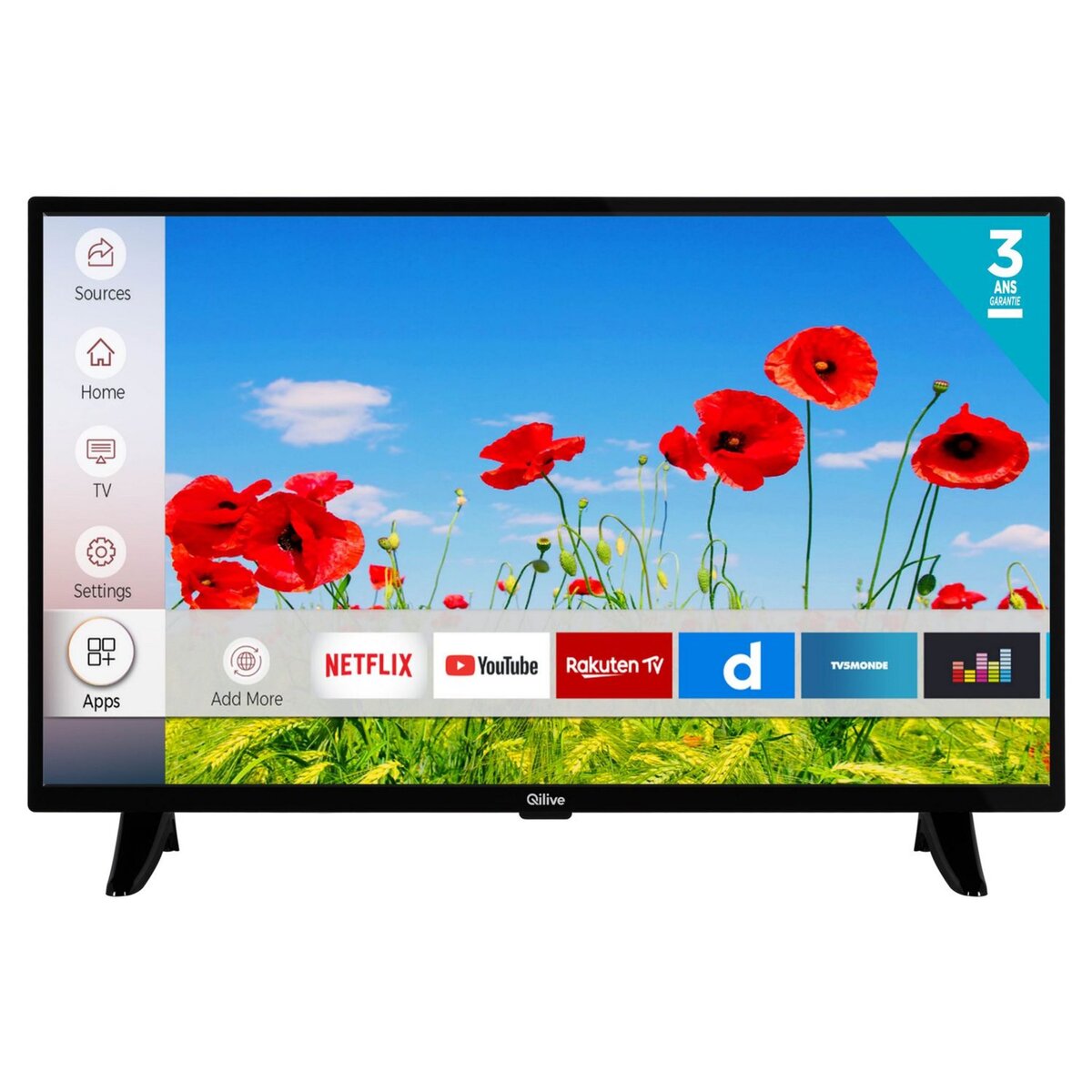 QILIVE Q39HS201 TV LED HD 98 cm Smart TV