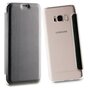 QILIVE Étui à rabat pour Samsung Galaxy S8 - Noir/Transparent