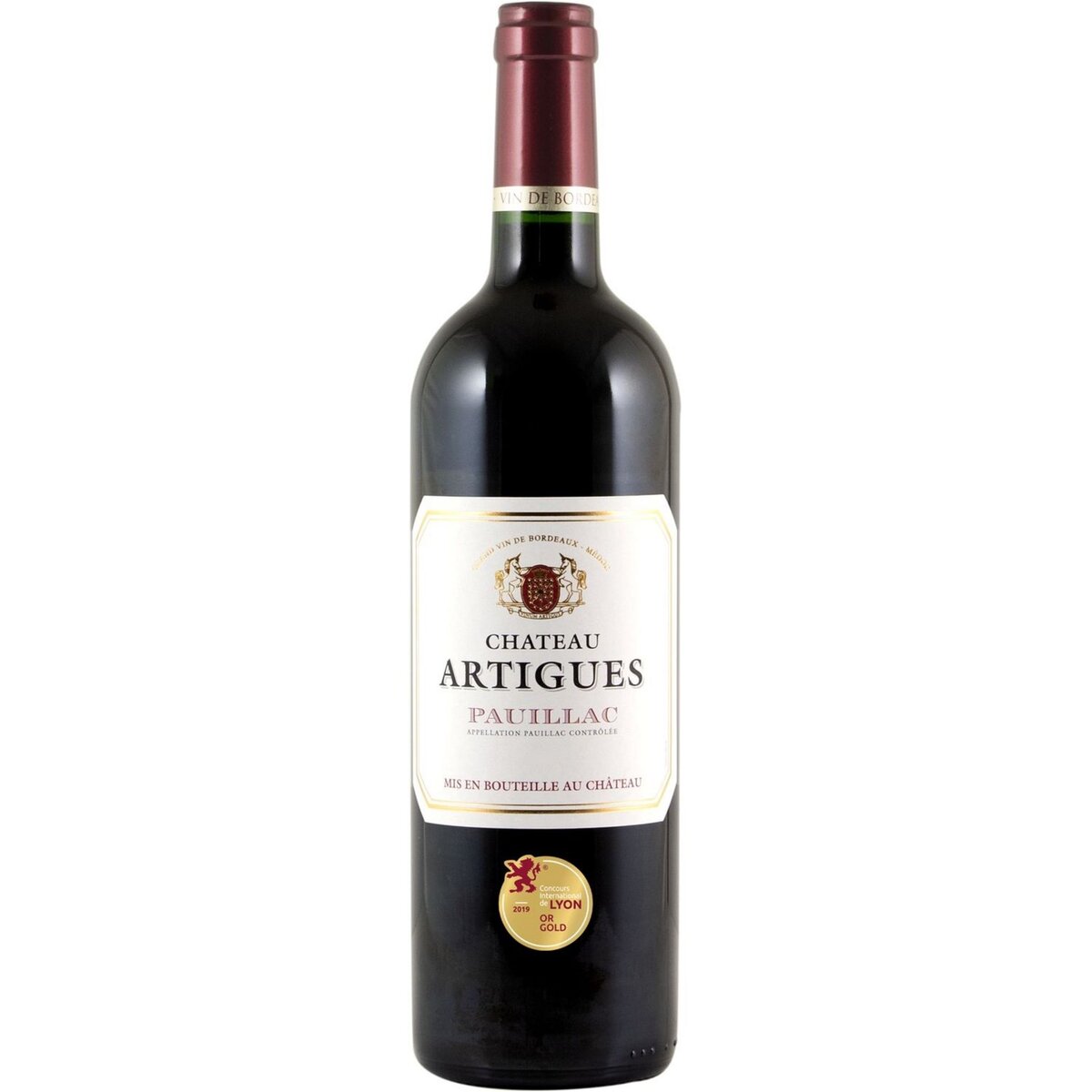 Vin rouge AOP Pauillac Château Artigues 2016 75cl