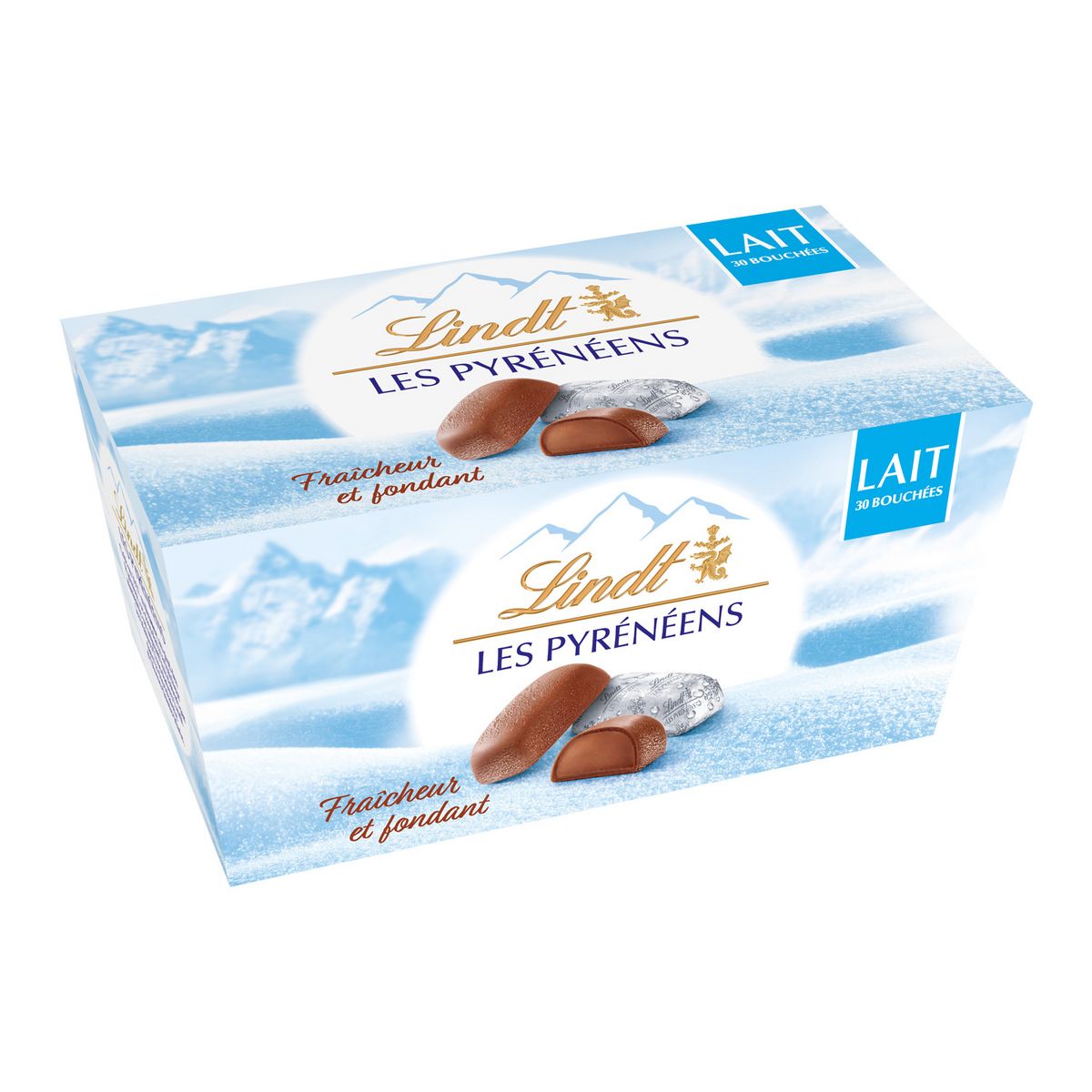 LINDT Pyrenéens au chocolat au lait 30 pièces 219g