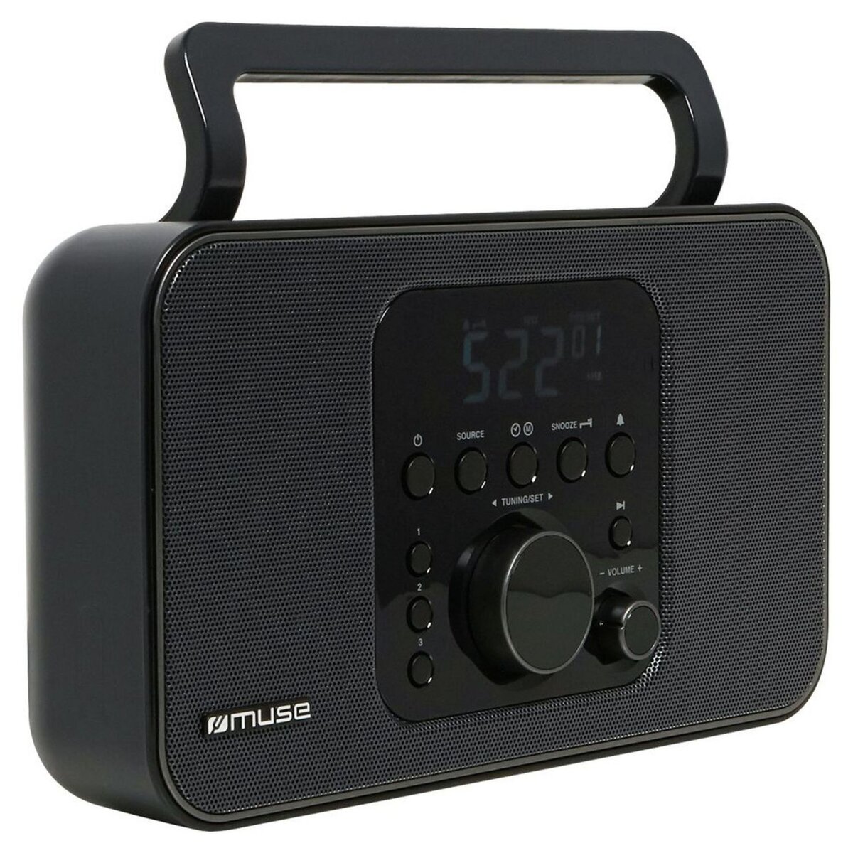 MUSE Radio portable analogique - Noir - M-091R