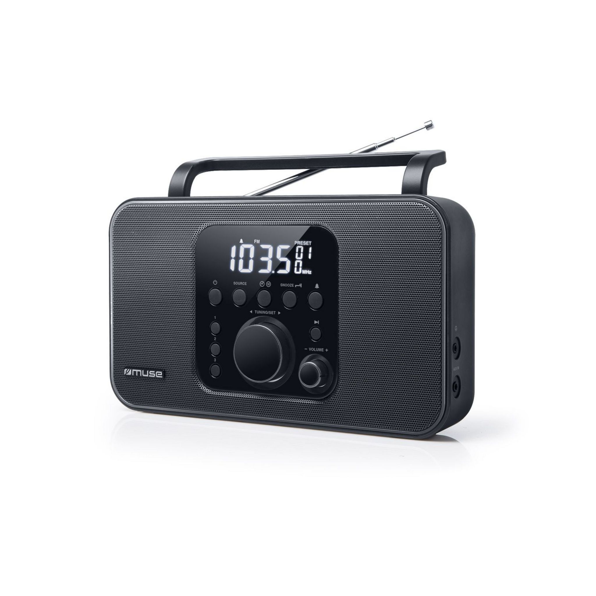 Voir la diapositive 4 : MUSE Radio portable analogique - Noir - M-091R