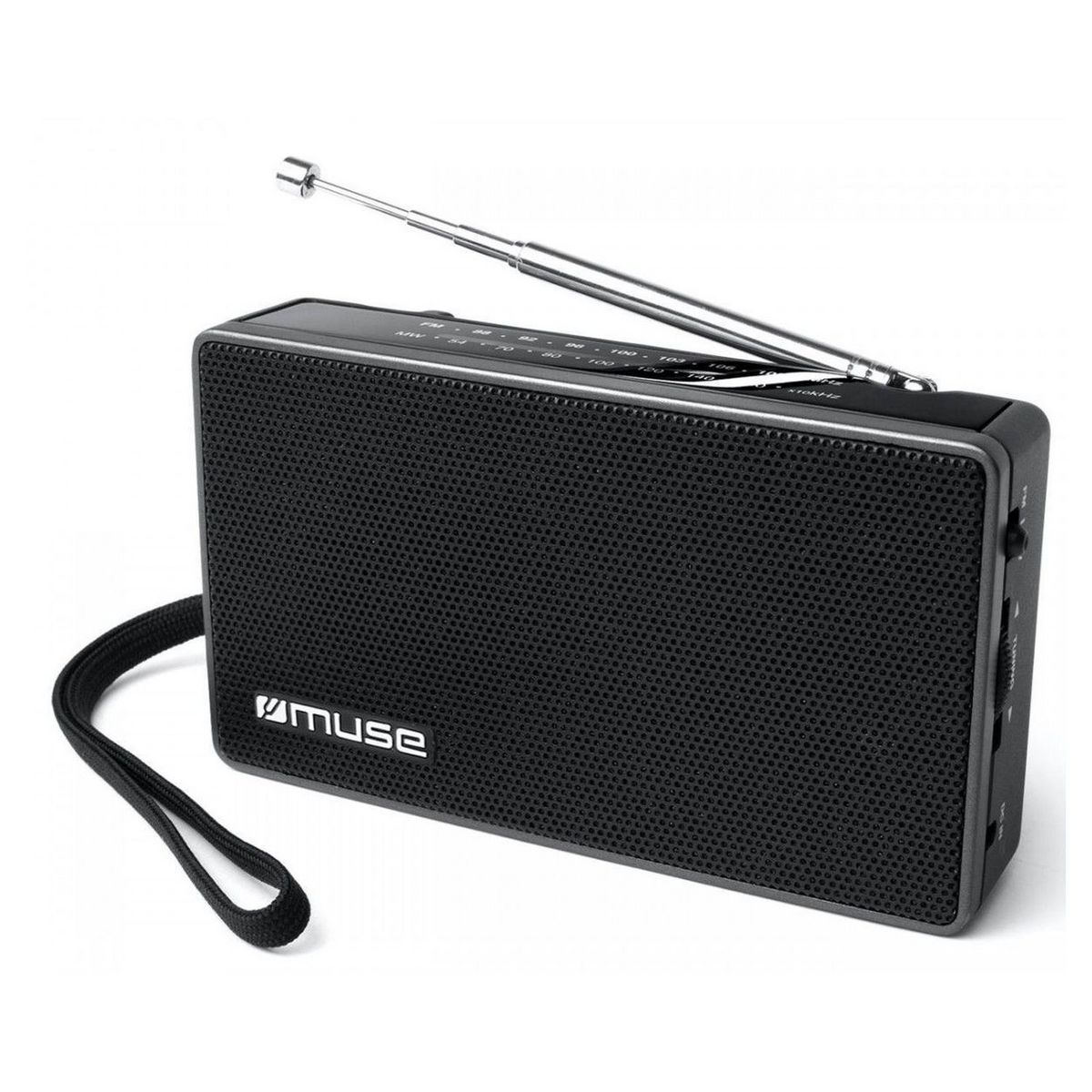 MUSE Radio portable analogique - Noir/Gris - M-030R