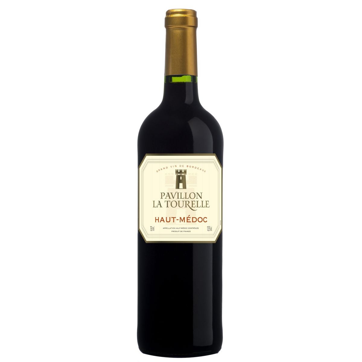 Vin rouge AOP Haut-Médoc Pavillon la Tourelle 2018 75cl