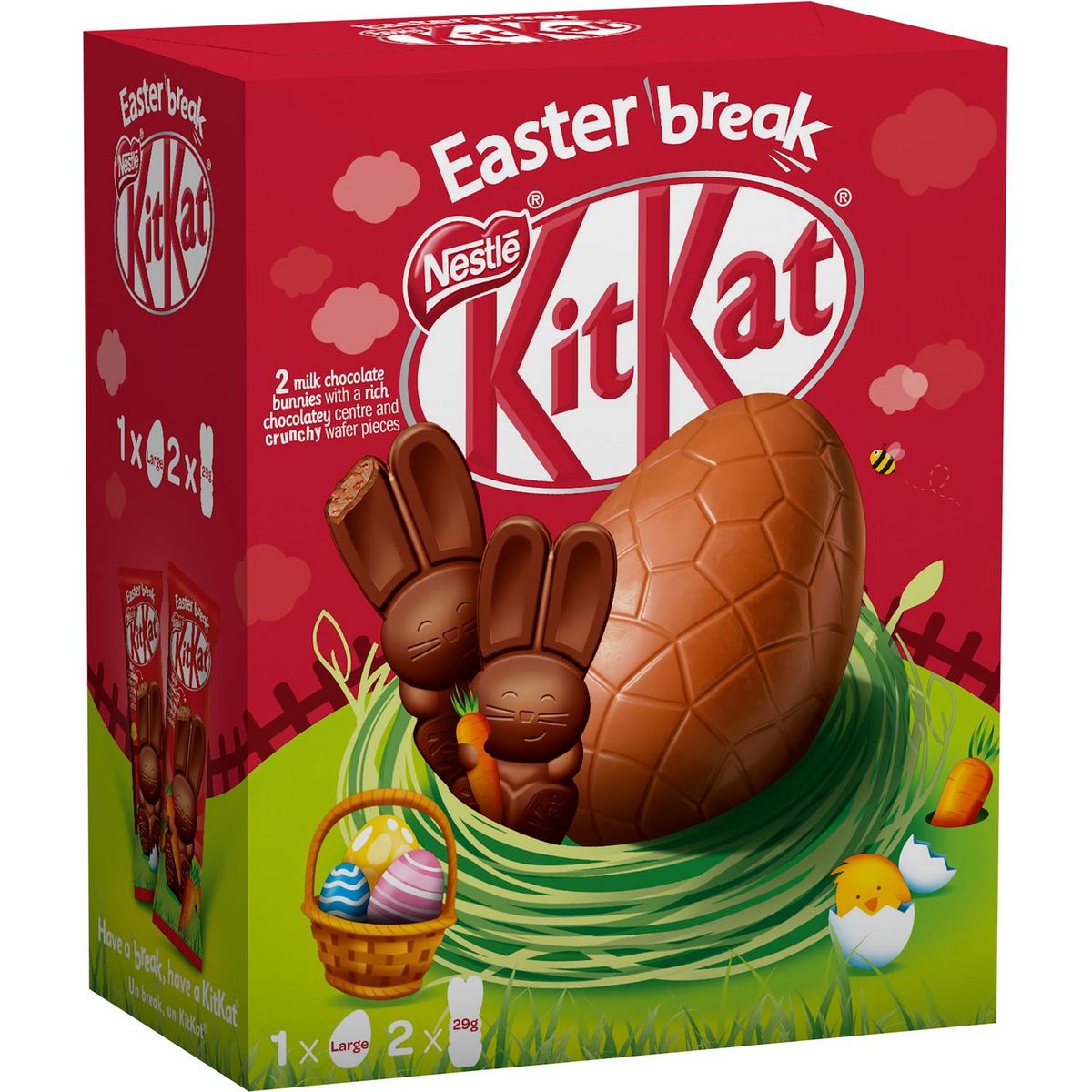 KIT KAT Kit Kat oeuf géant et ses lapins 238g