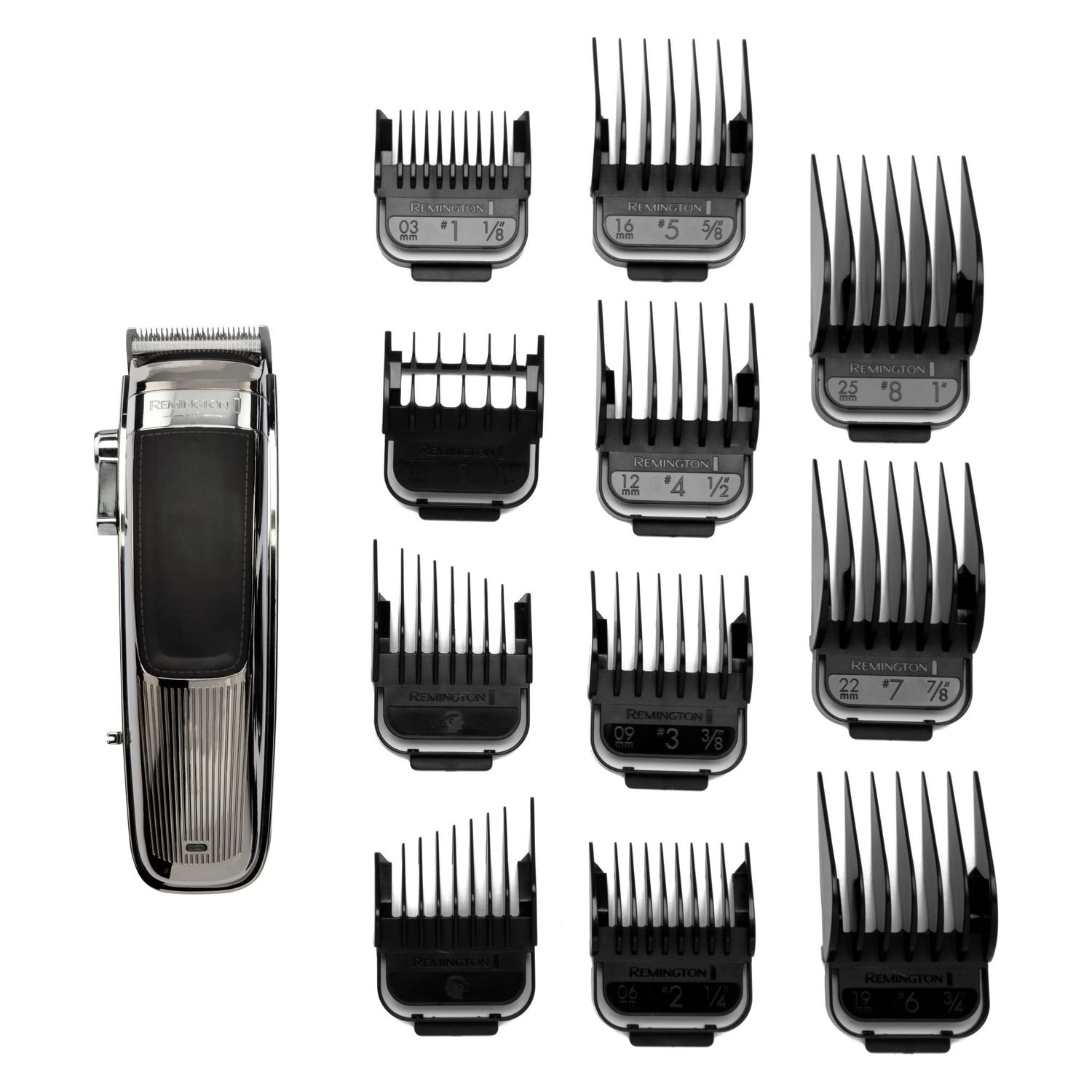 Voir la diapositive 2 : REMINGTON Tondeuse cheveux HC9100 - Gris