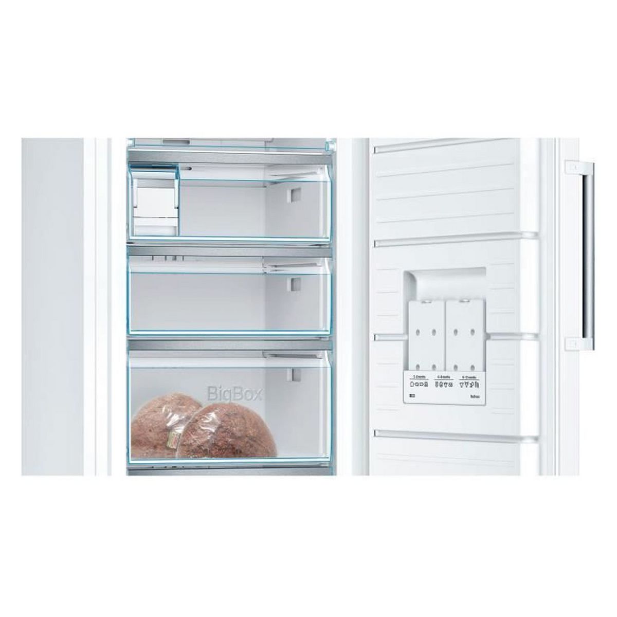 BOSCH Congélateur armoire GSN51AWDV, 290 L, Froid no Frost