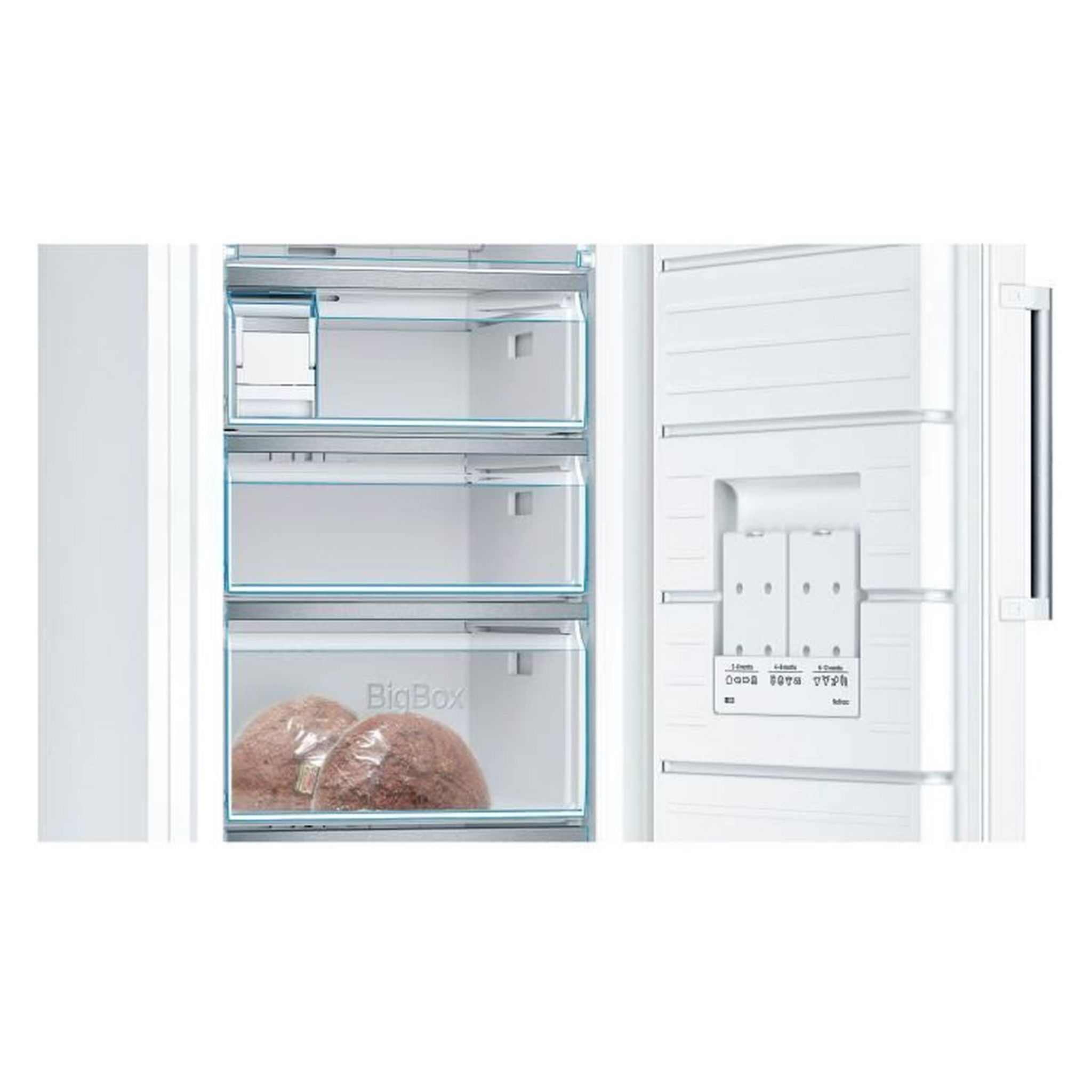 Voir la diapositive 3 : BOSCH Congélateur armoire GSN51AWDV, 290 L, Froid no Frost