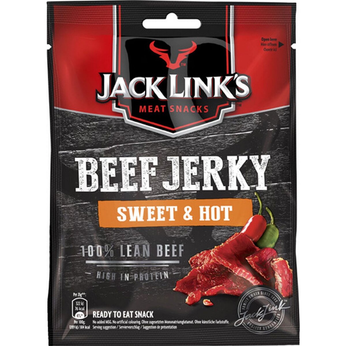 JACK LINKS Jack Links beef jerky sweetand hot 25g