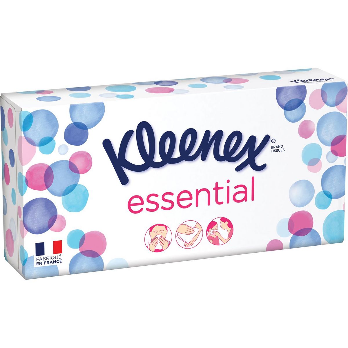 KLEENEX Boîte de mouchoirs essential 80 mouchoirs