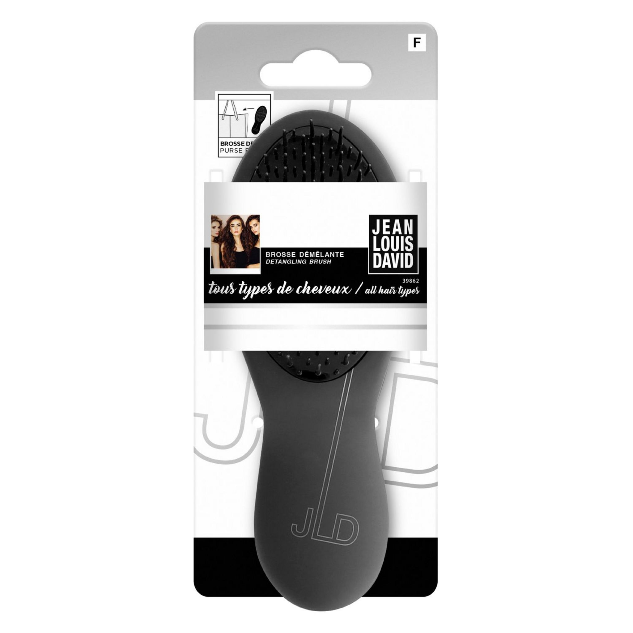 JEAN LOUIS DAVID – BROSSE DEMELANTE BOIS PICOTS NYLON FLEXIBLES FEELING WOOD main image 0