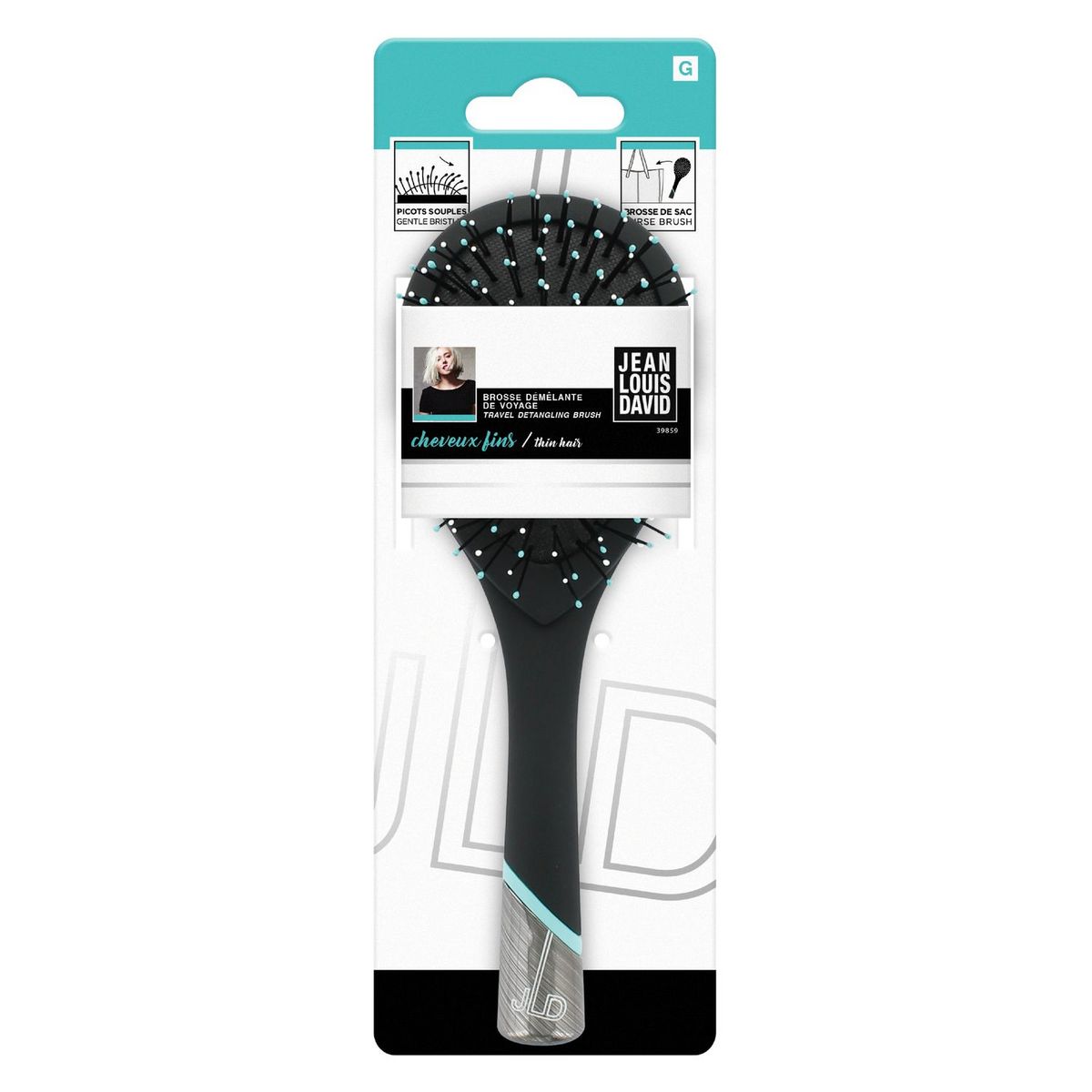 JEAN LOUIS DAVID Brosse démêlante de voyage 39859