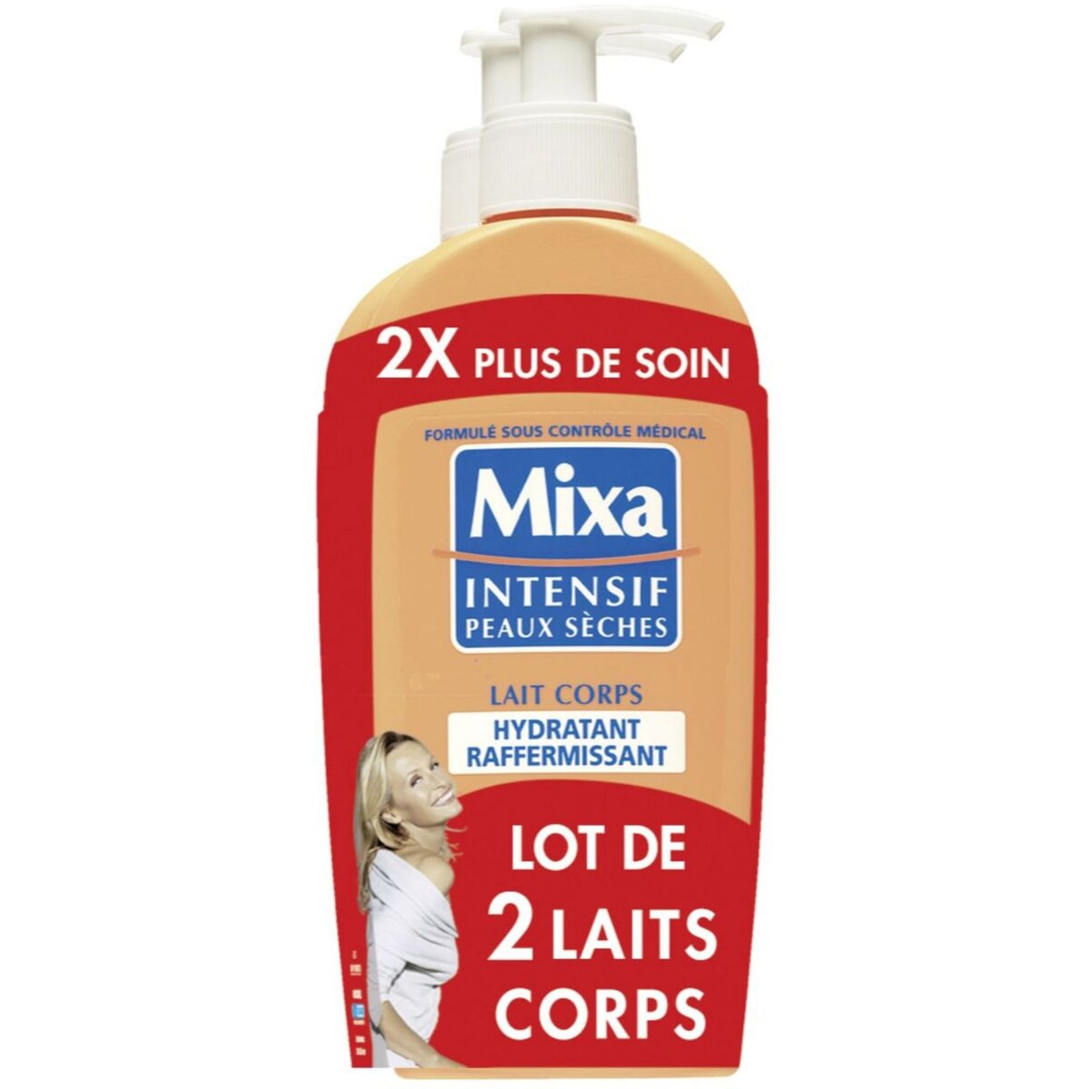 MIXA Lait corps raffermissant 2x250ml