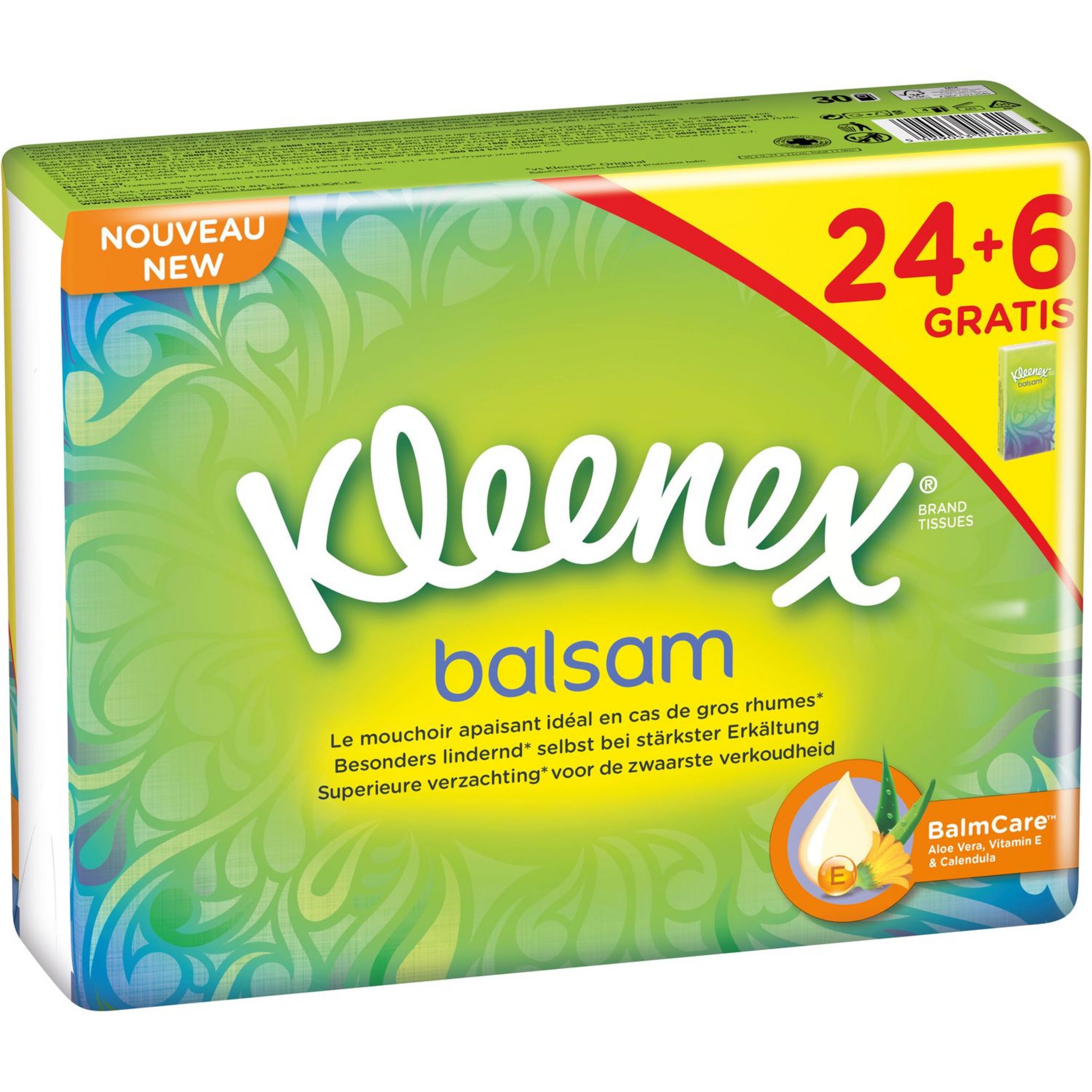 Mouchoirs Kleenex On The Go - Pack Star Wars - 16 Paquets Plats Et Fins - 10 Mouchoirs 3 Plis Par Paquet - Neuf