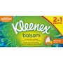 KLEENEX Boîte de mouchoirs balsam résistants  3 boîtes 2+1 gratuits