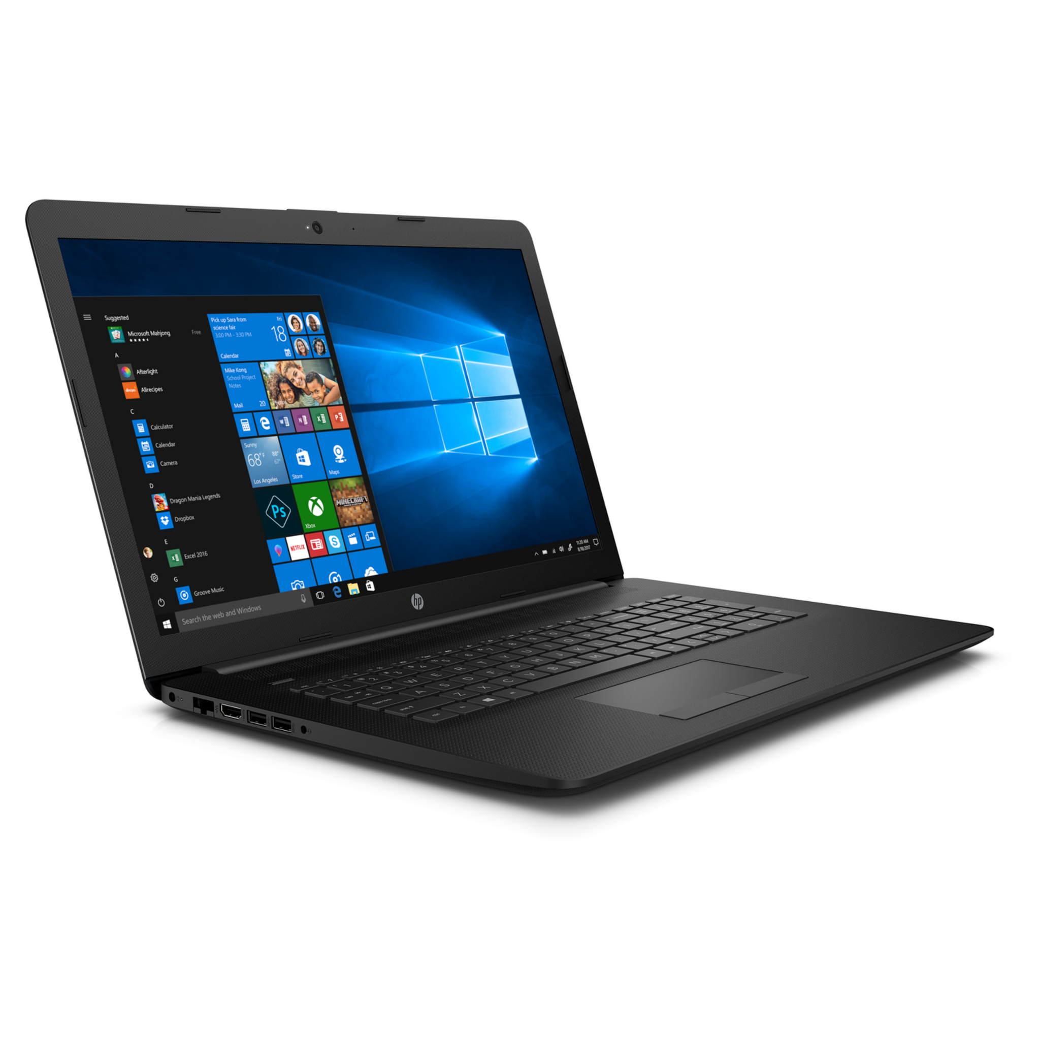 Voir la diapositive 3 : HP Ordinateur portable 17-CA2031NF Noir - 17.3 Pouces