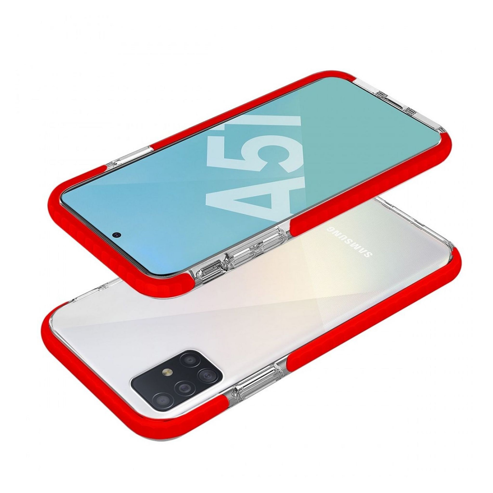Voir la diapositive 2 : MOXIE Coque de protection pour Samsung A51 - Rouge