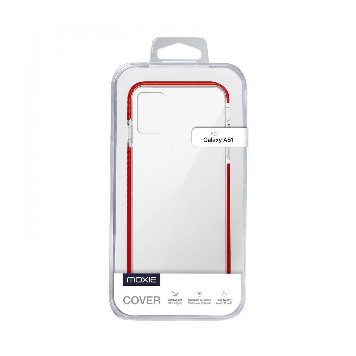 MOXIE Coque de protection pour Samsung A51 - Rouge