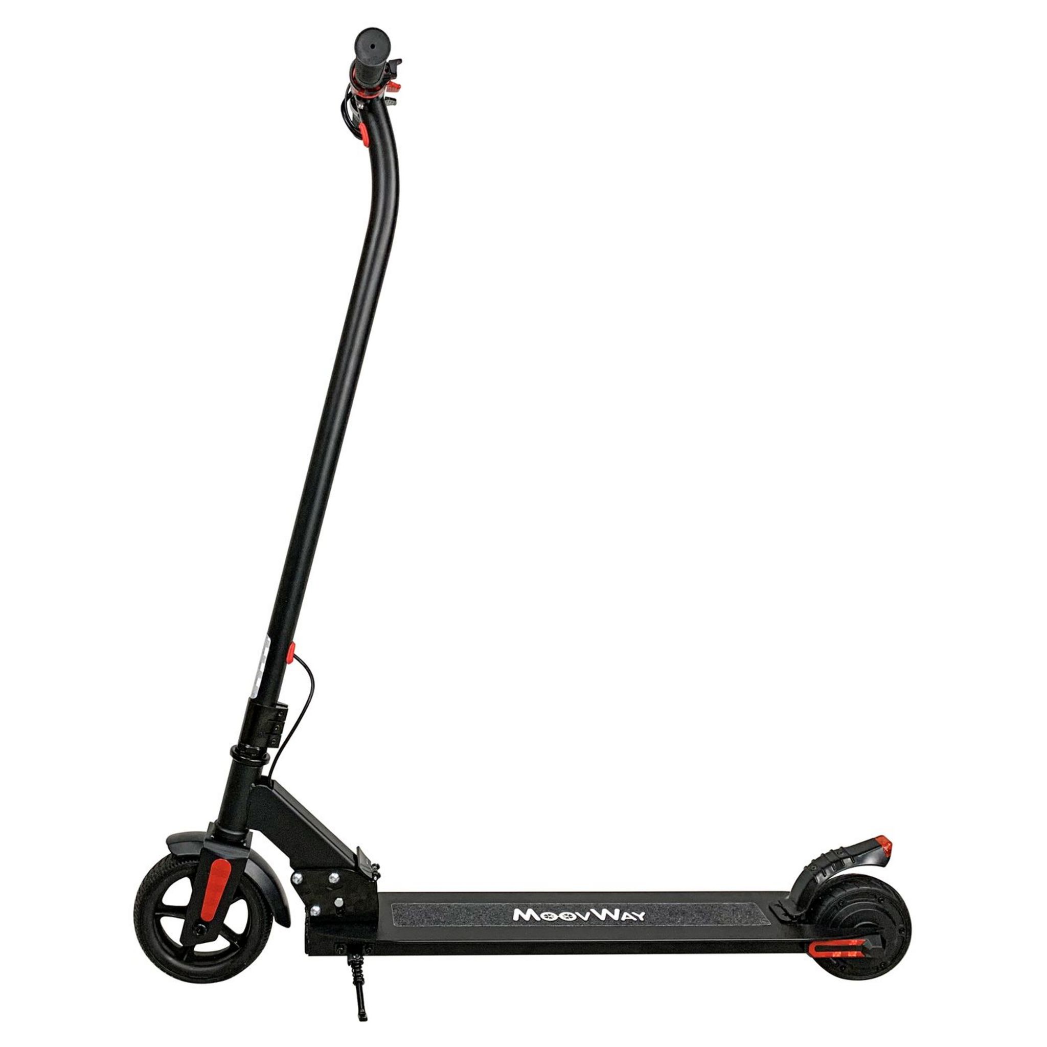 Voir la diapositive 5 : MOOVWAY Trottinette électrique Z6 - Noir/Rouge