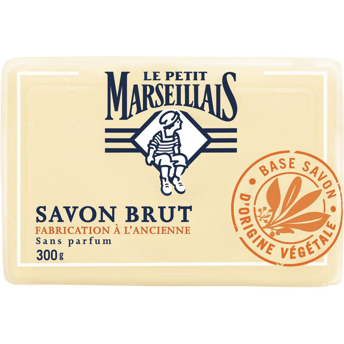 LE PETIT MARSEILLAIS Savon à l'ancienne sans parfum 300g