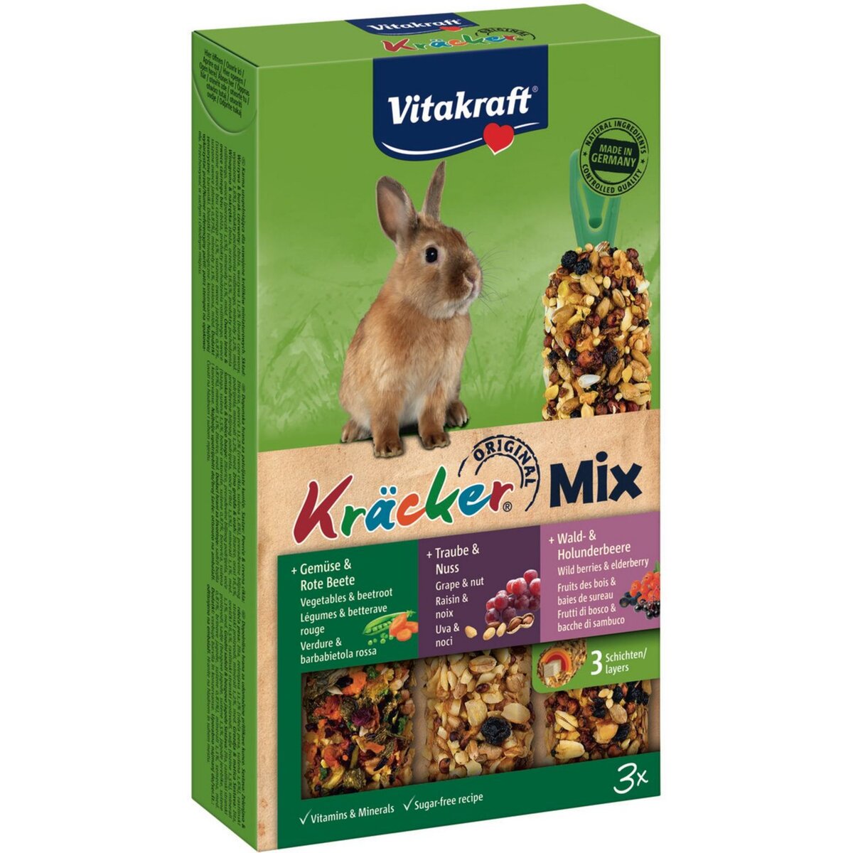 VITAKRAFT Kracker mix pour lapins nains 170g