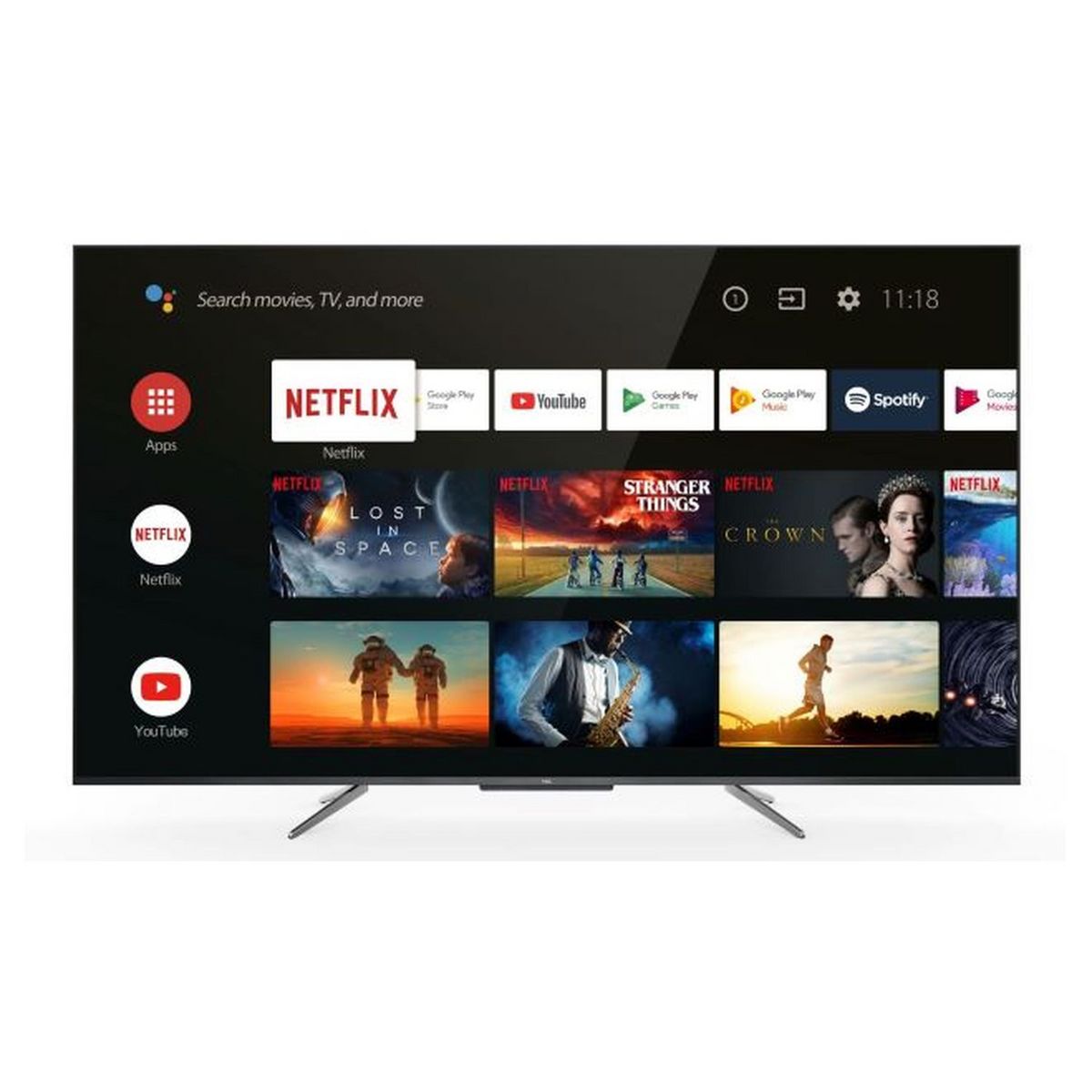 TCL 55C715 TV QLED 4K UHD 139 cm Smart TV