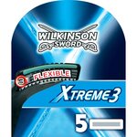 WILKINSON Xtreme 3 recharges lames de rasoirs flexibles 5 recharges