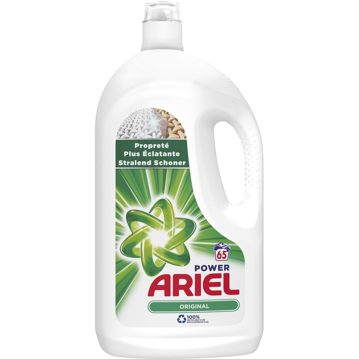 ARIEL Lessive liquide power original 65 lavages 3,575l