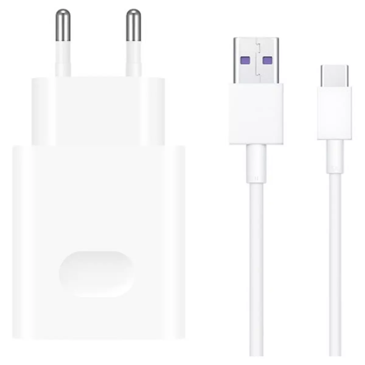 HUAWEI Chargeur secteur Super Charge USB/USB-C - CP84 - Blanc