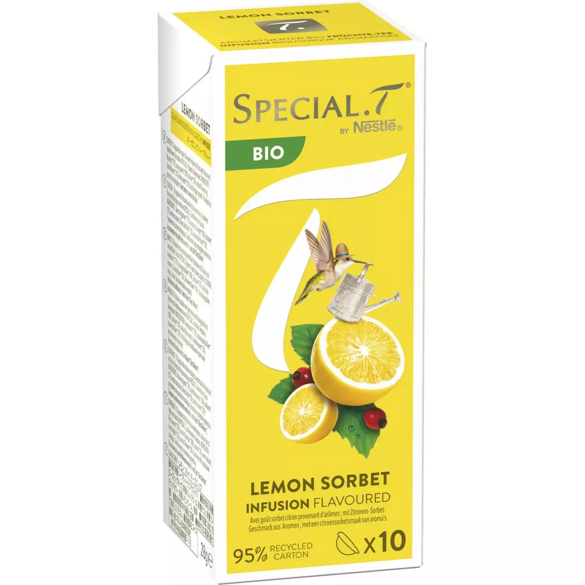 SPECIAL T Caspules d'infusion bio lemon sorbet 10 capsules 28g