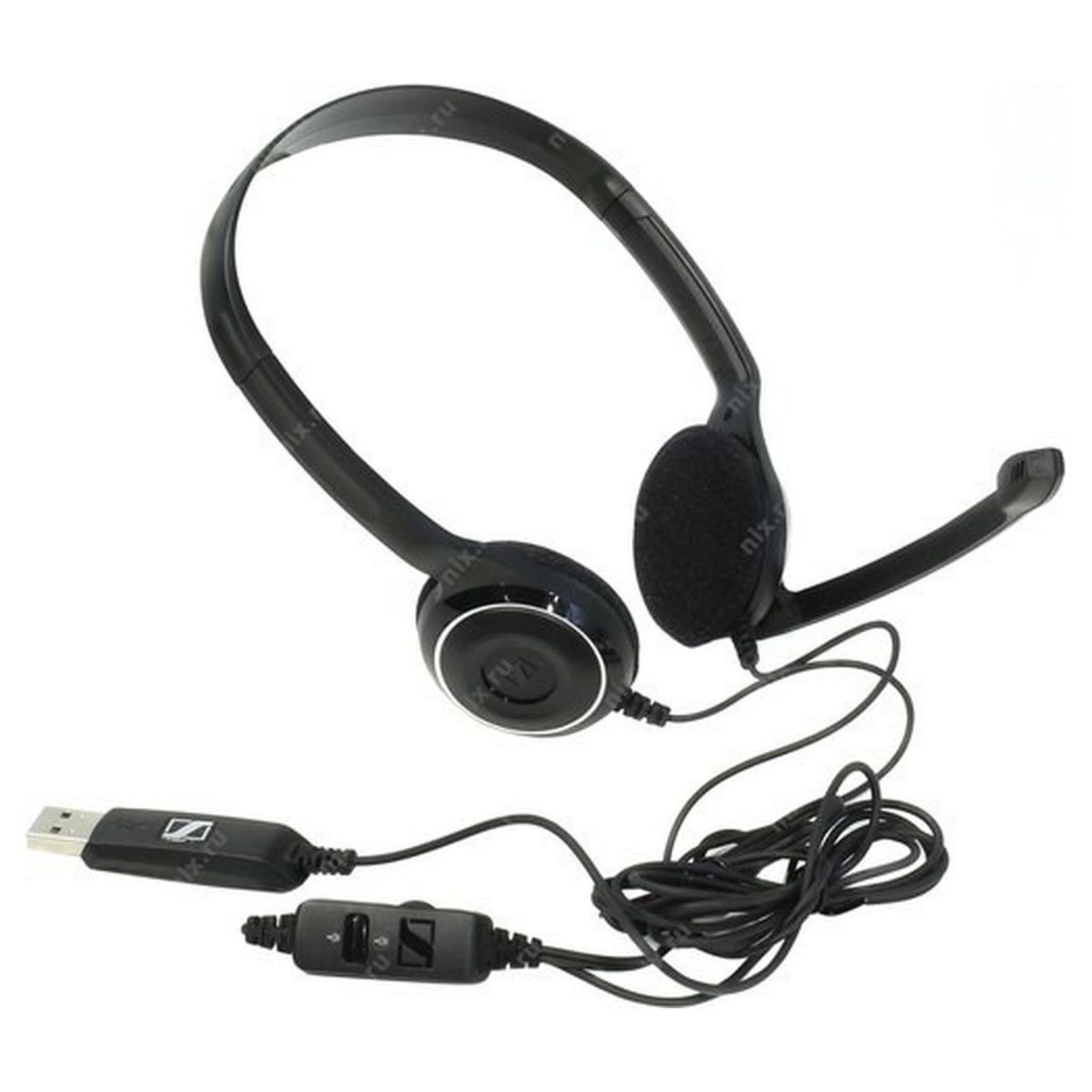 Voir la diapositive 2 : SENNHEISER Casque audio PC 8 USB Noir