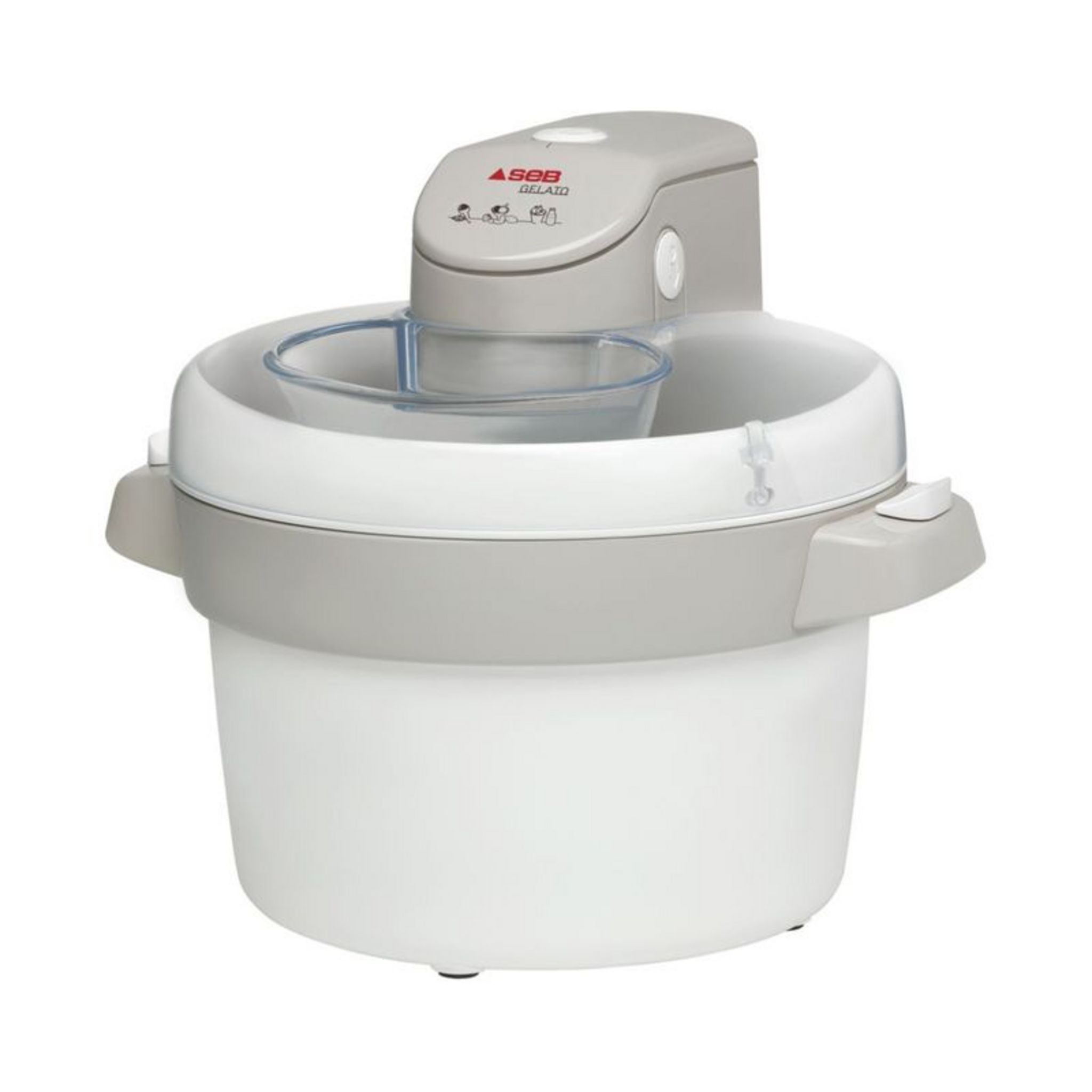 Voir la diapositive 2 : SEB Sorbetiere IG500131 Blanc 1L