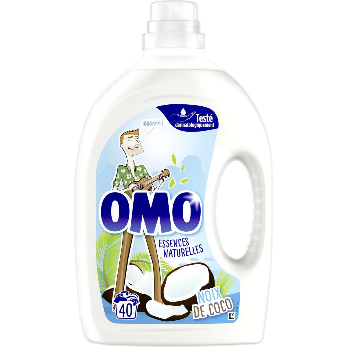 OMO Lessive liquide noix de coco 40 lavages 2l