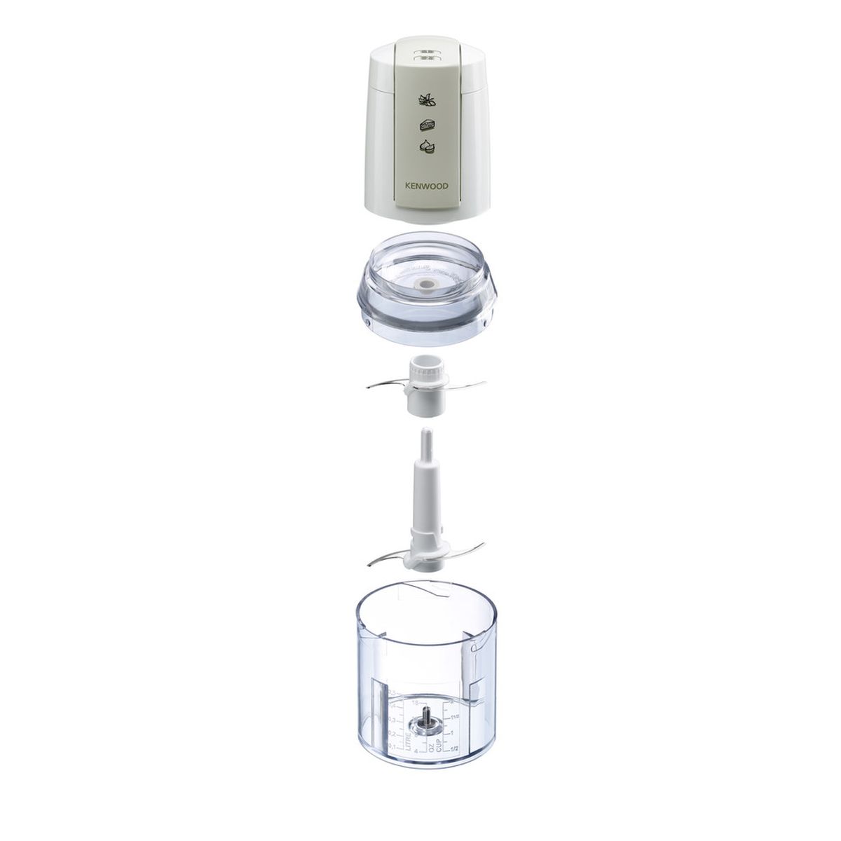 Voir la diapositive 5 : KENWOOD Hachoir CH550 - Blanc