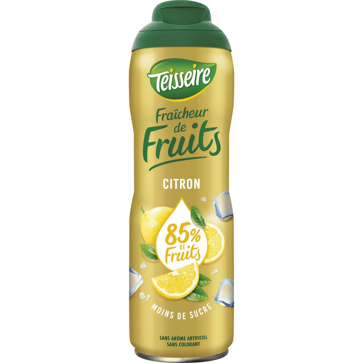 TEISSEIRE Sirop fraîcheur de fruits au citron bidon 60cl