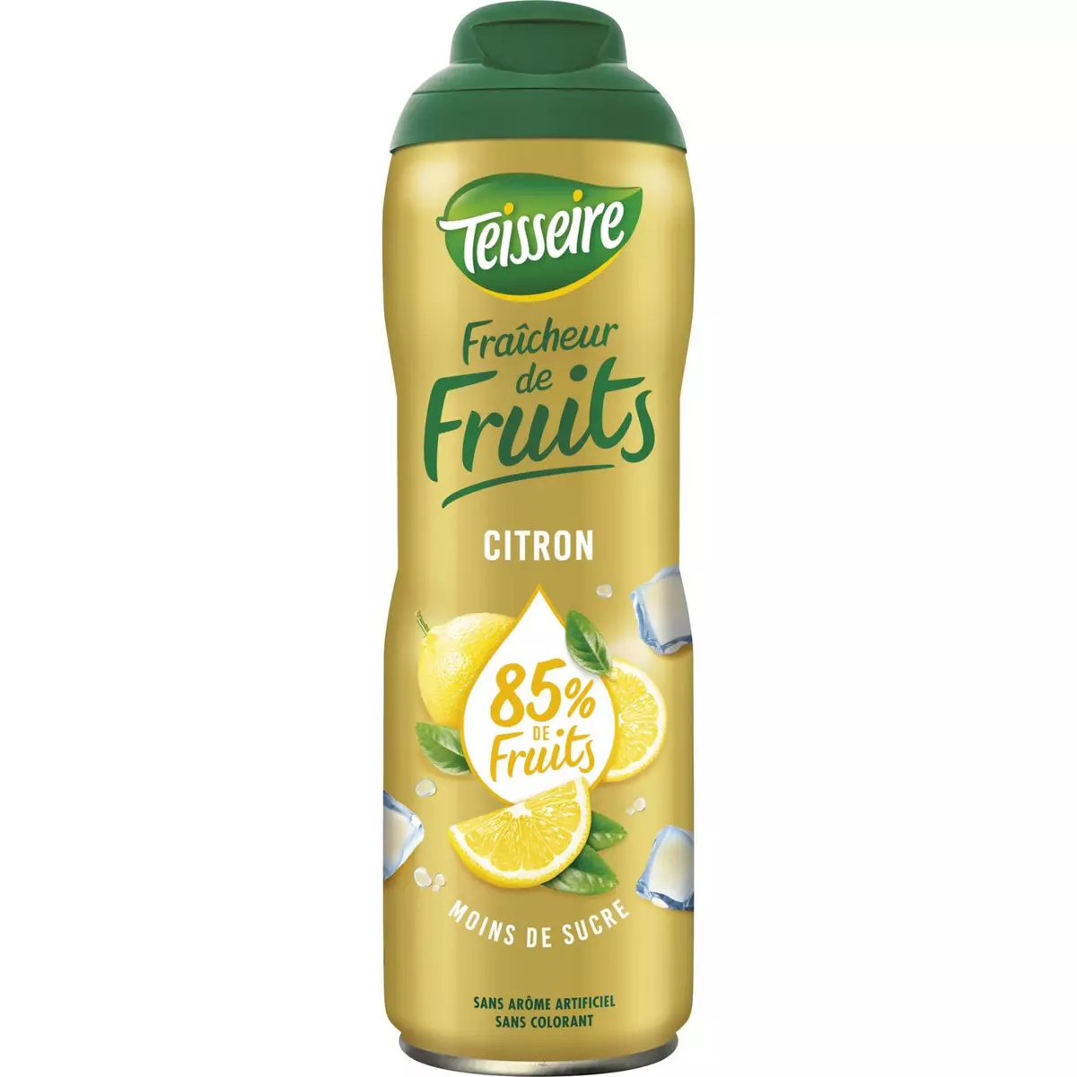 TEISSEIRE Sirop fraîcheur de fruits au citron bidon 60cl