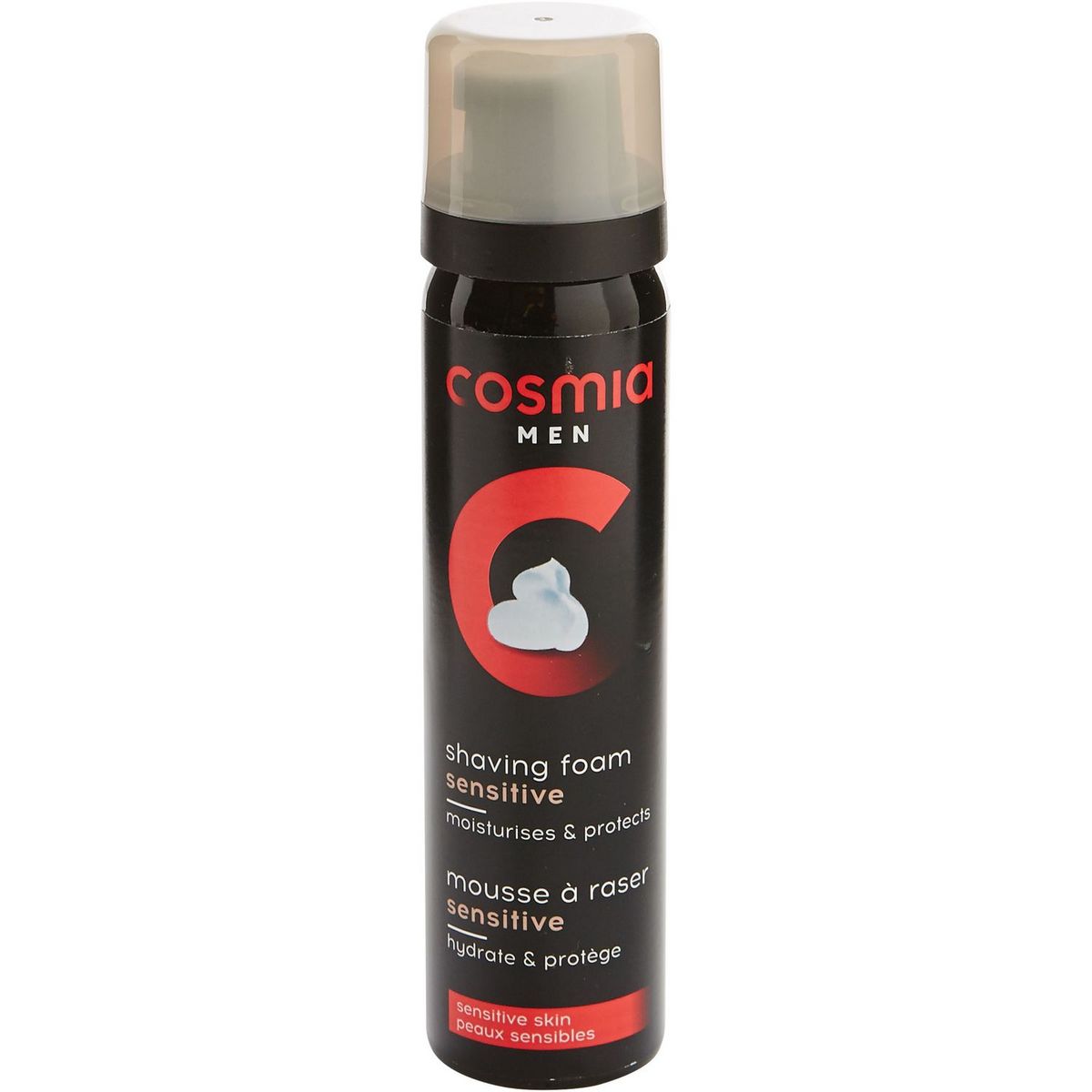 COSMIA MEN Mousse à raser sensitive pour peaux sensibles 50ml