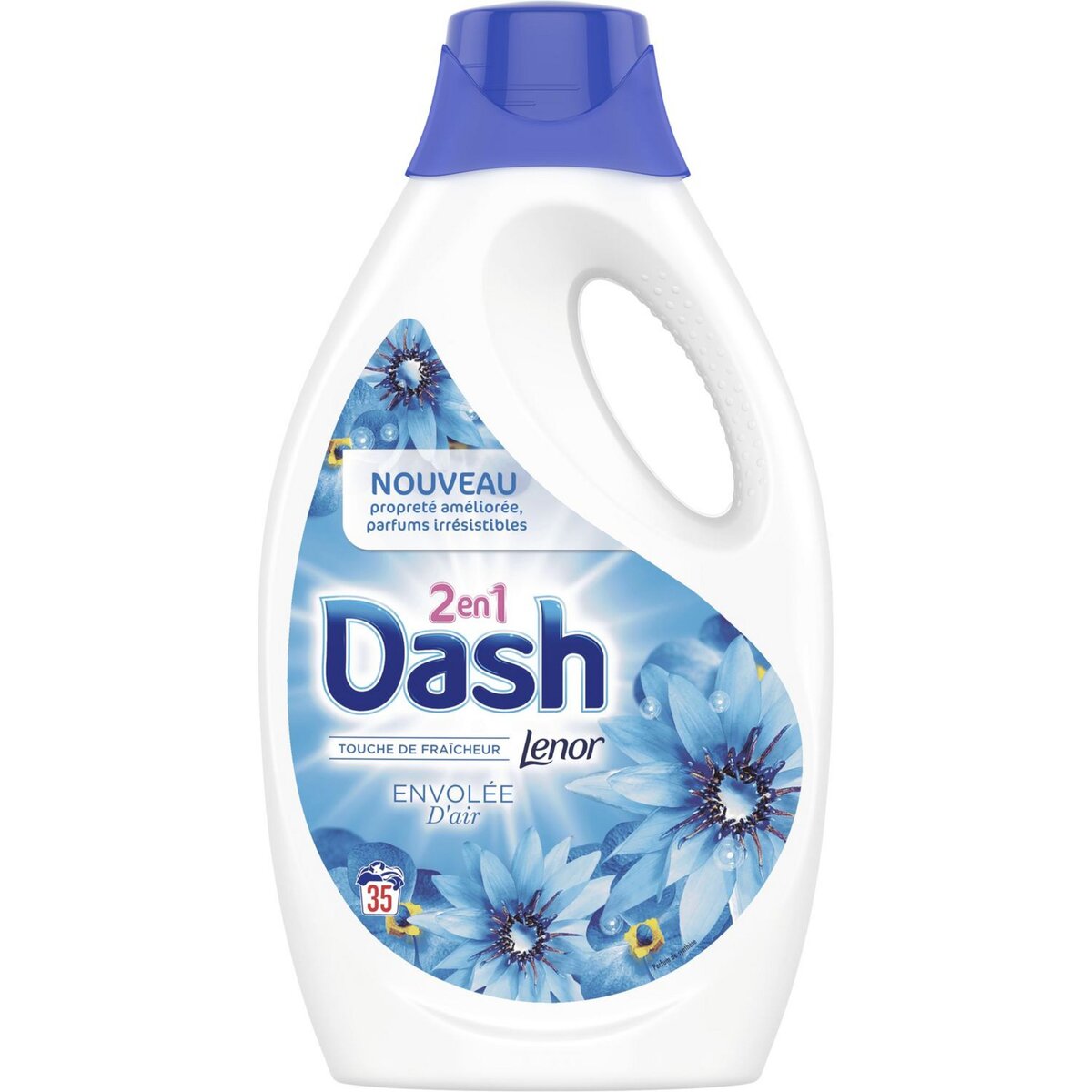 DASH Lessive liquide envolée d'air fraîcheur Lenor 35 lavages 1,925l