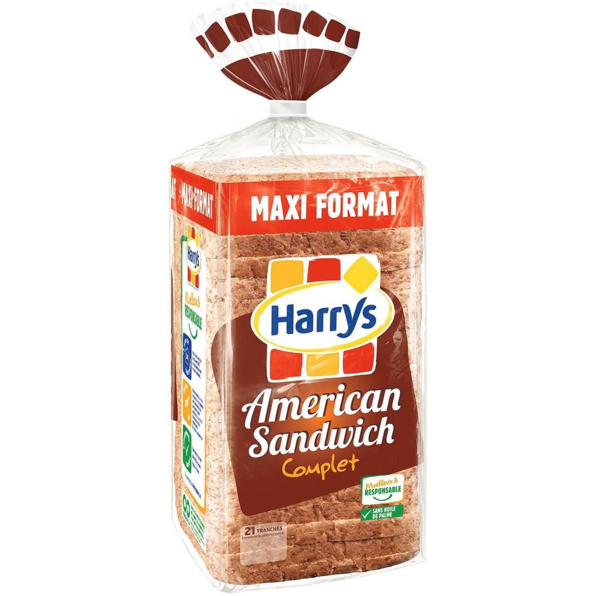 HARRYS Harrys american sandwich complet géant sans additif 1,2kg